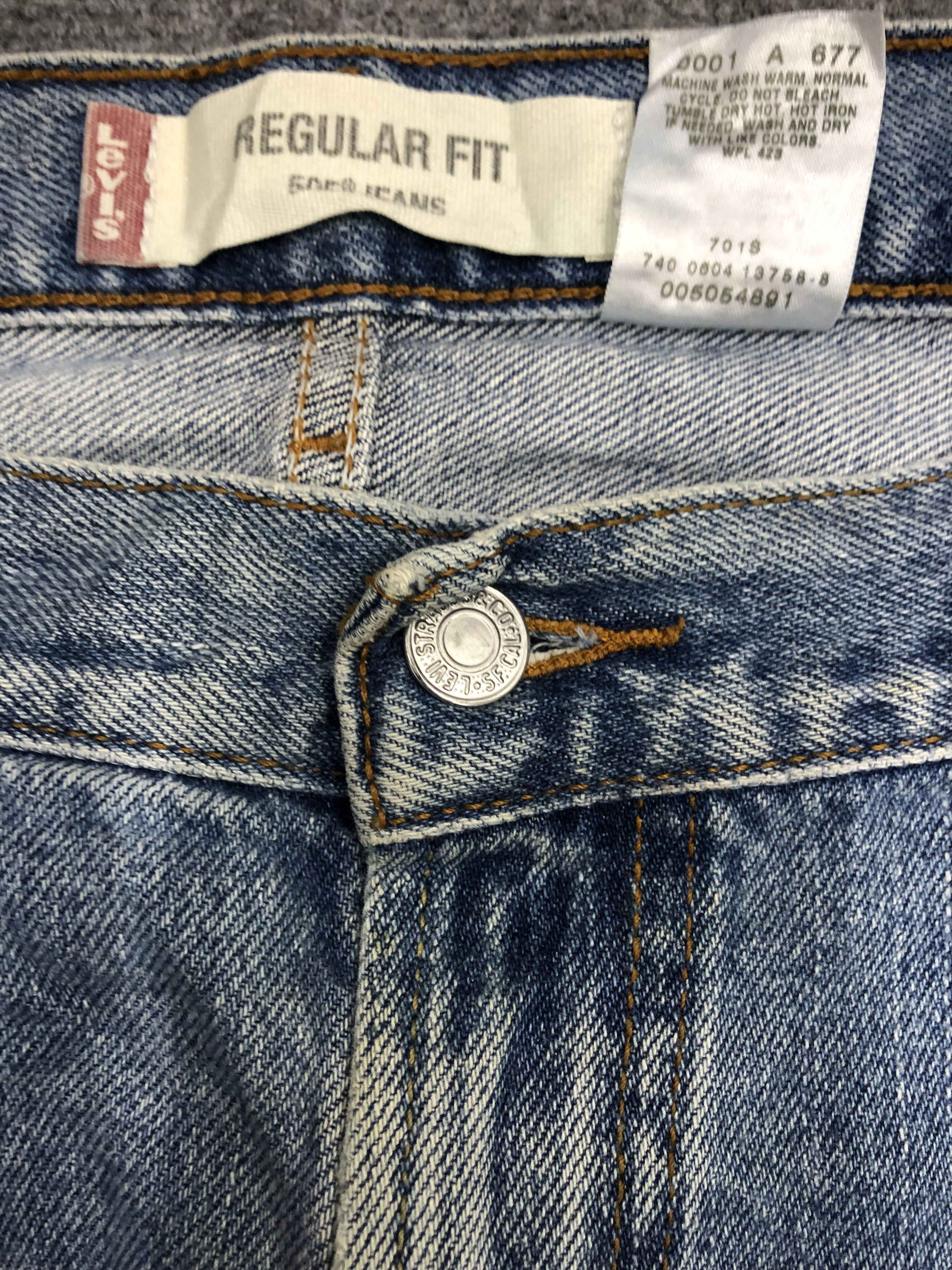 Levi's Vintage Levis 505 Denim DP1061 Size US 42 / EU 58 - 9 Thumbnail
