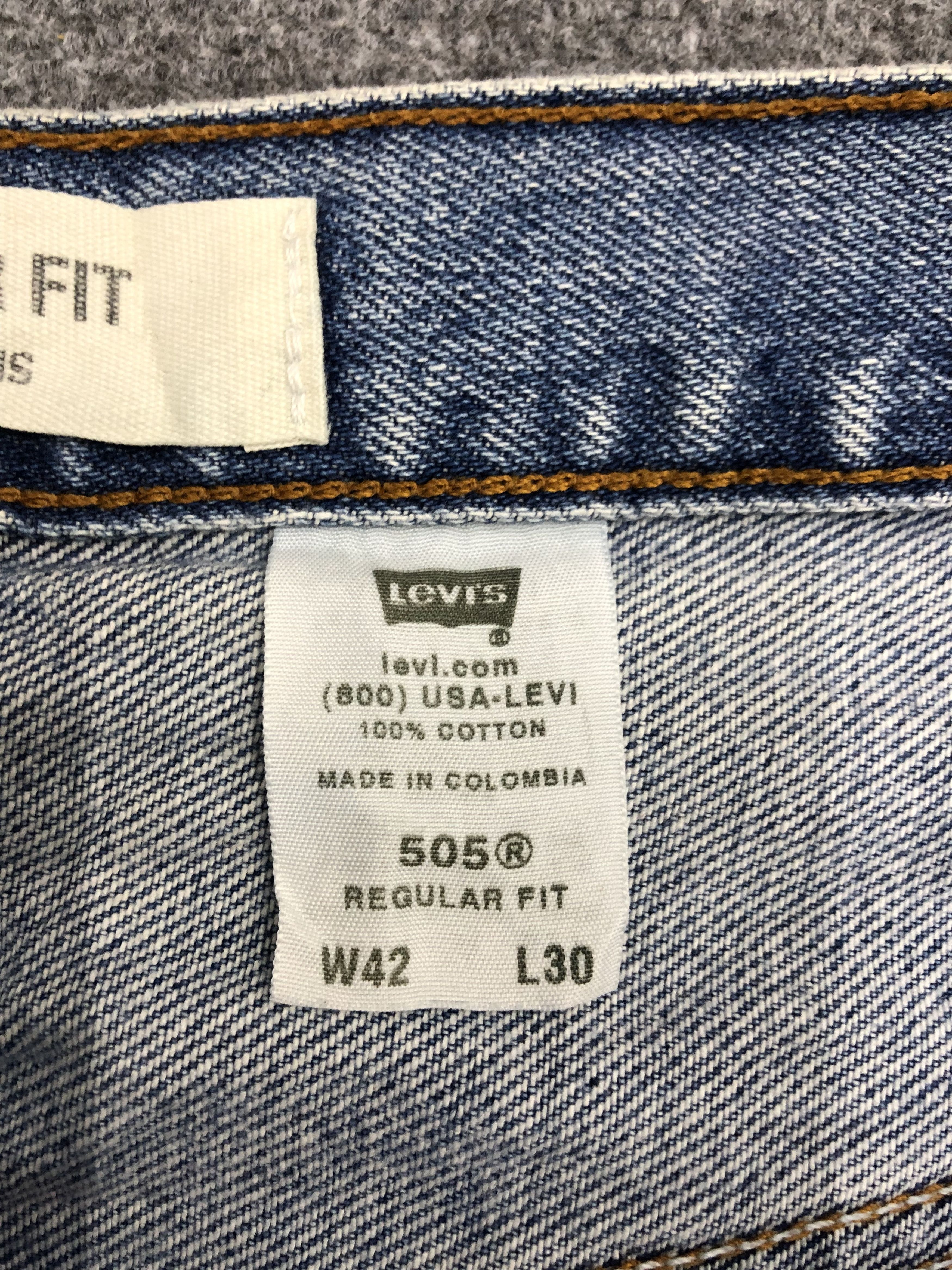 Levi's Vintage Levis 505 Denim DP1061 Size US 42 / EU 58 - 6 Thumbnail