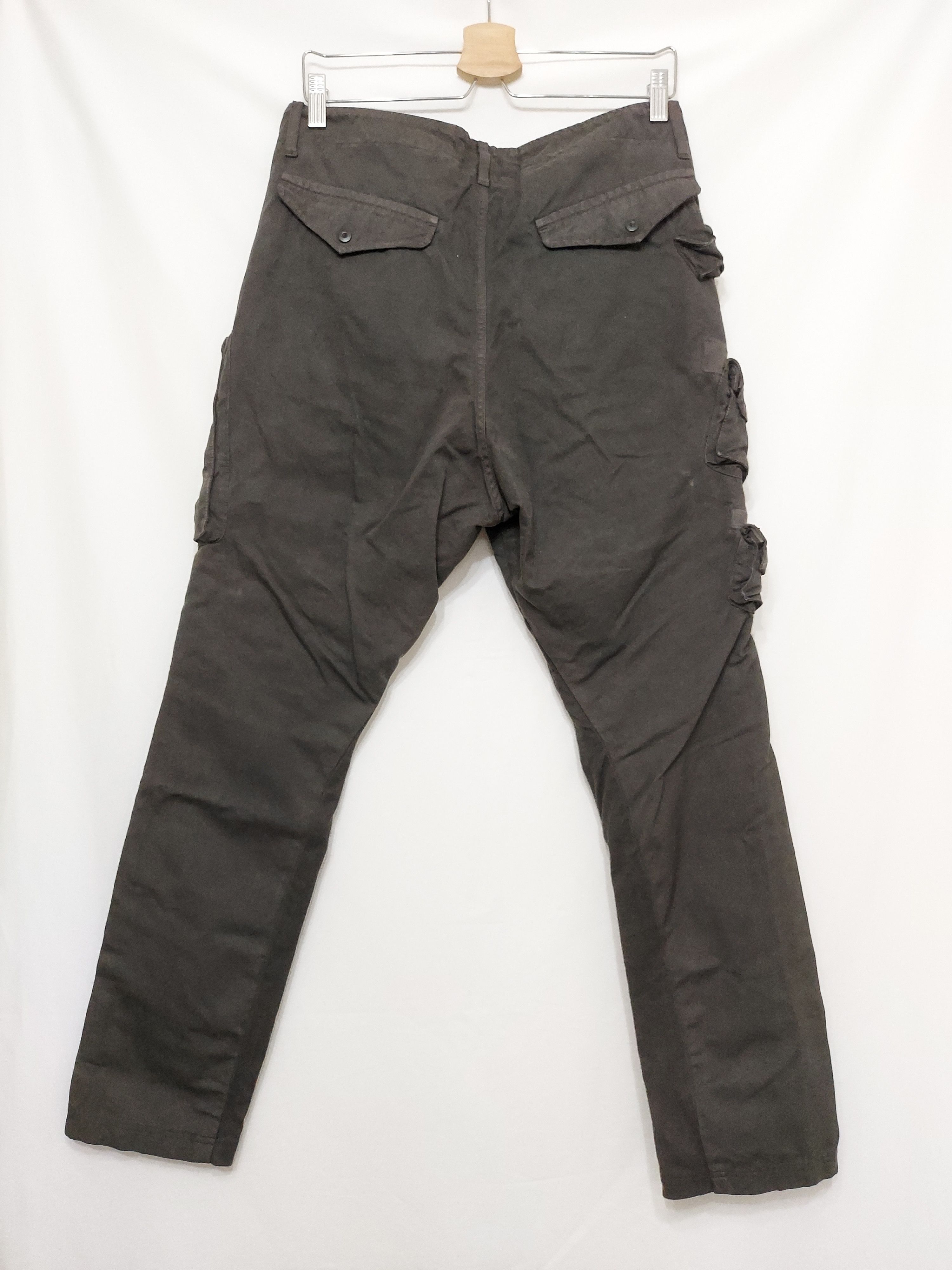 Julius SS12 Brown Gas Mask Cargo Pants Size US 34 / EU 50 - 2 Thumbnail