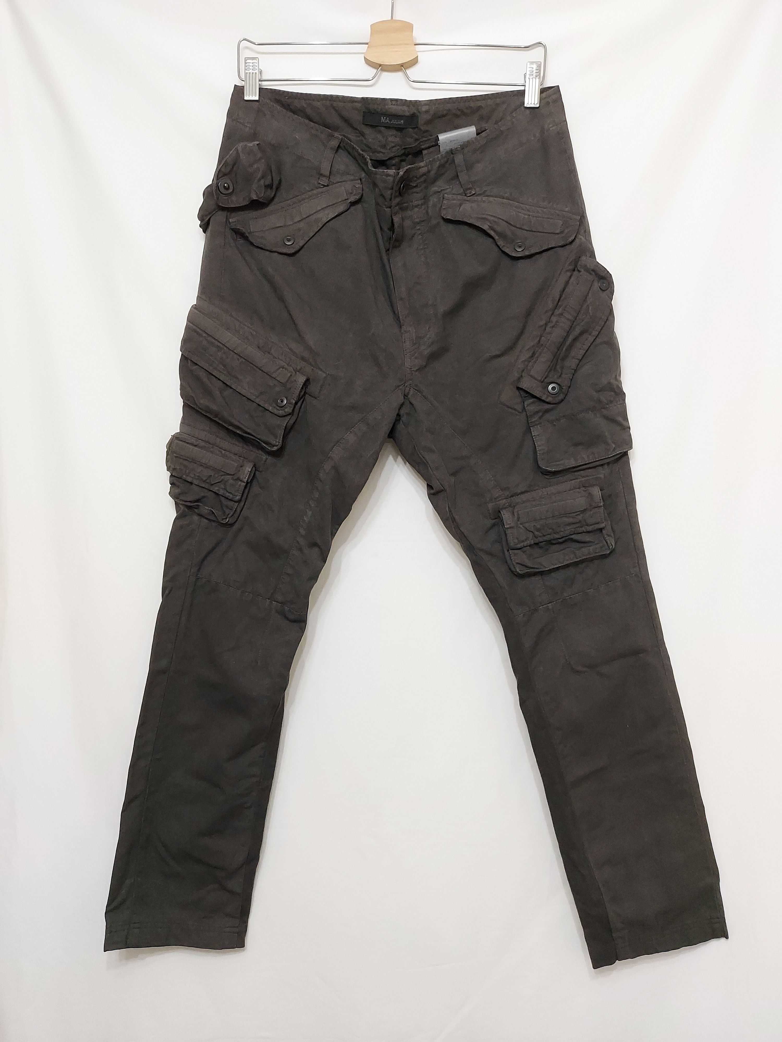 Julius SS12 Brown Gas Mask Cargo Pants Size US 34 / EU 50 - 1 Thumbnail