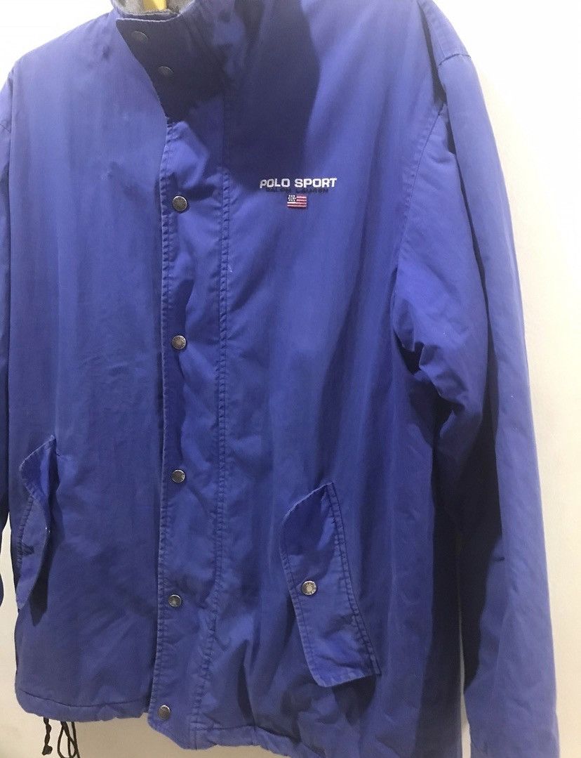 Polo Ralph Lauren × Vintage VTC Polo Sport Distress Jacket Size US M / EU 48-50 / 2 - 2 Thumbnail