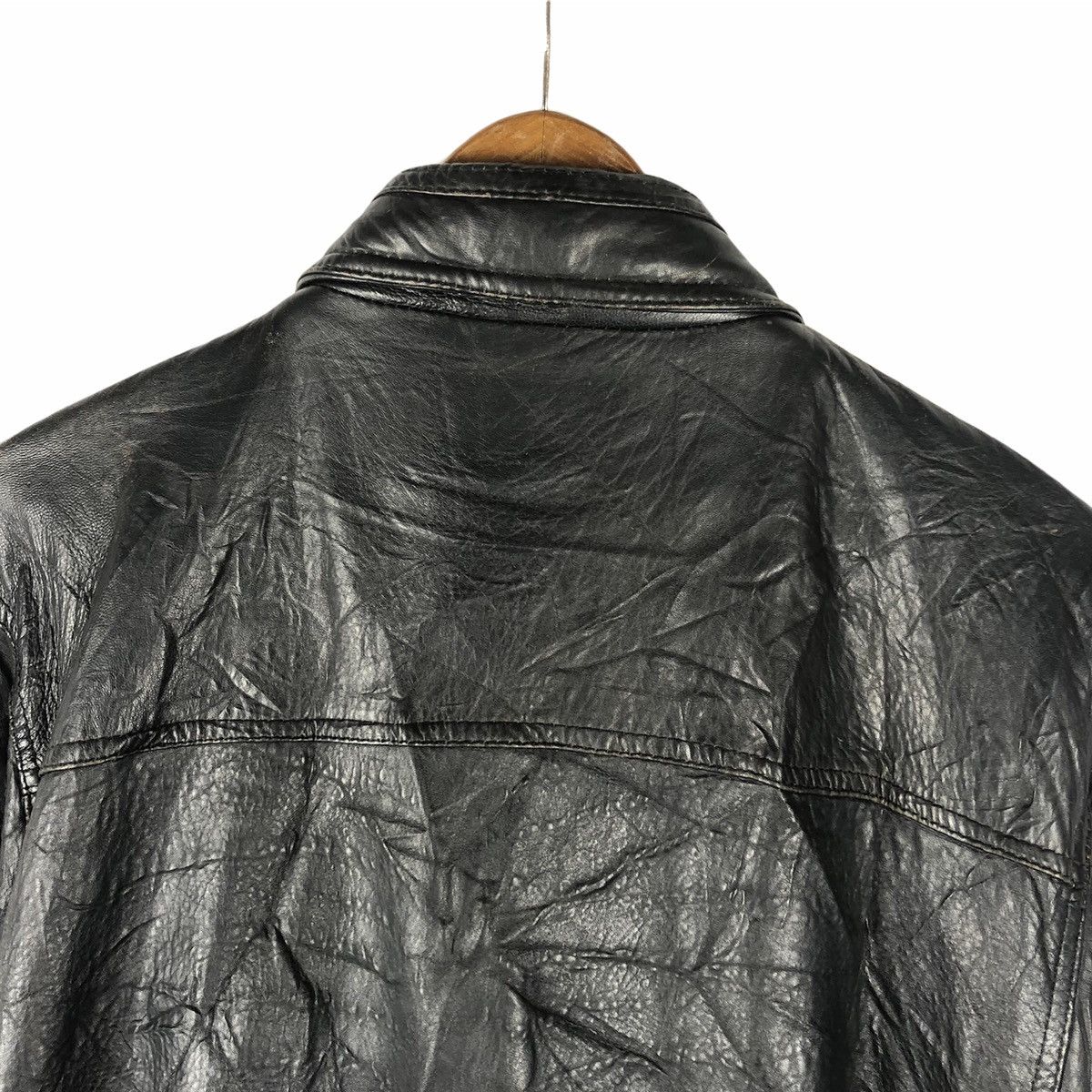 Vintage 80s Valentino Uomo Leather Jacket