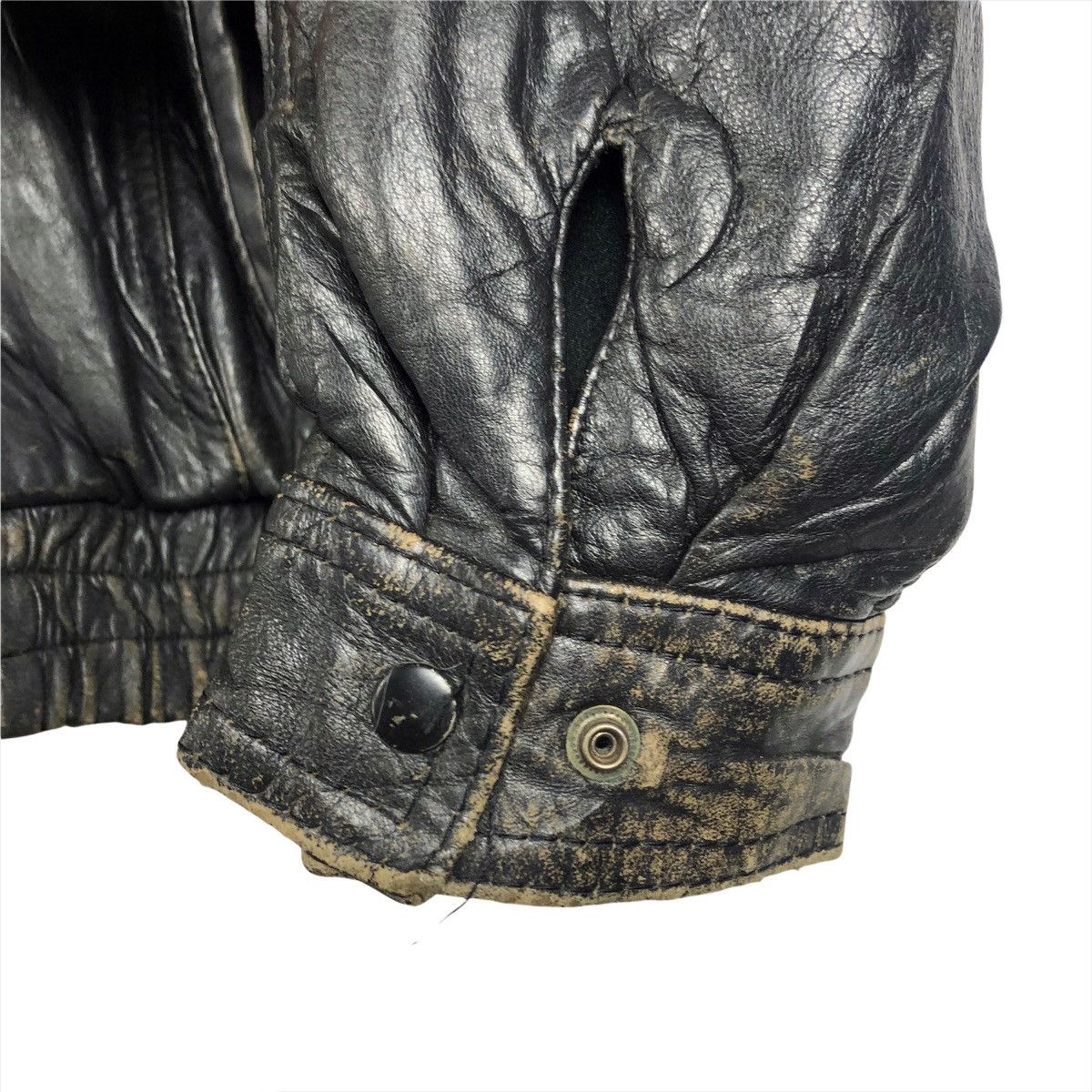 Vintage 80s Valentino Uomo Leather Jacket