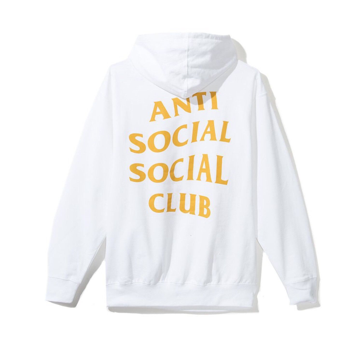 Anti Social Social Club DS Yellow ASSC Moodyz White Hoodie BAPE KITH VLONE FTP FOG Size US L / EU 52-54 / 3 - 6 Thumbnail
