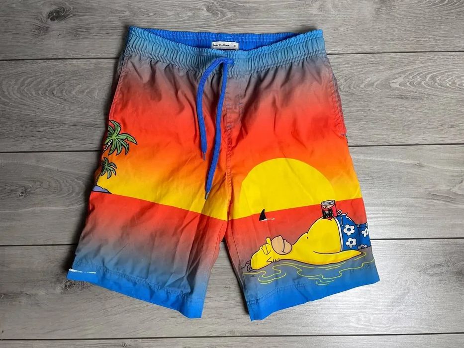 The Simpsons The Simpson shorts beach swimmer homer size Medium band ...