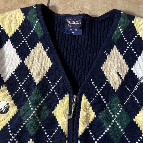 Vintage Vintage Golf Argyle Sweater Vest | Grailed