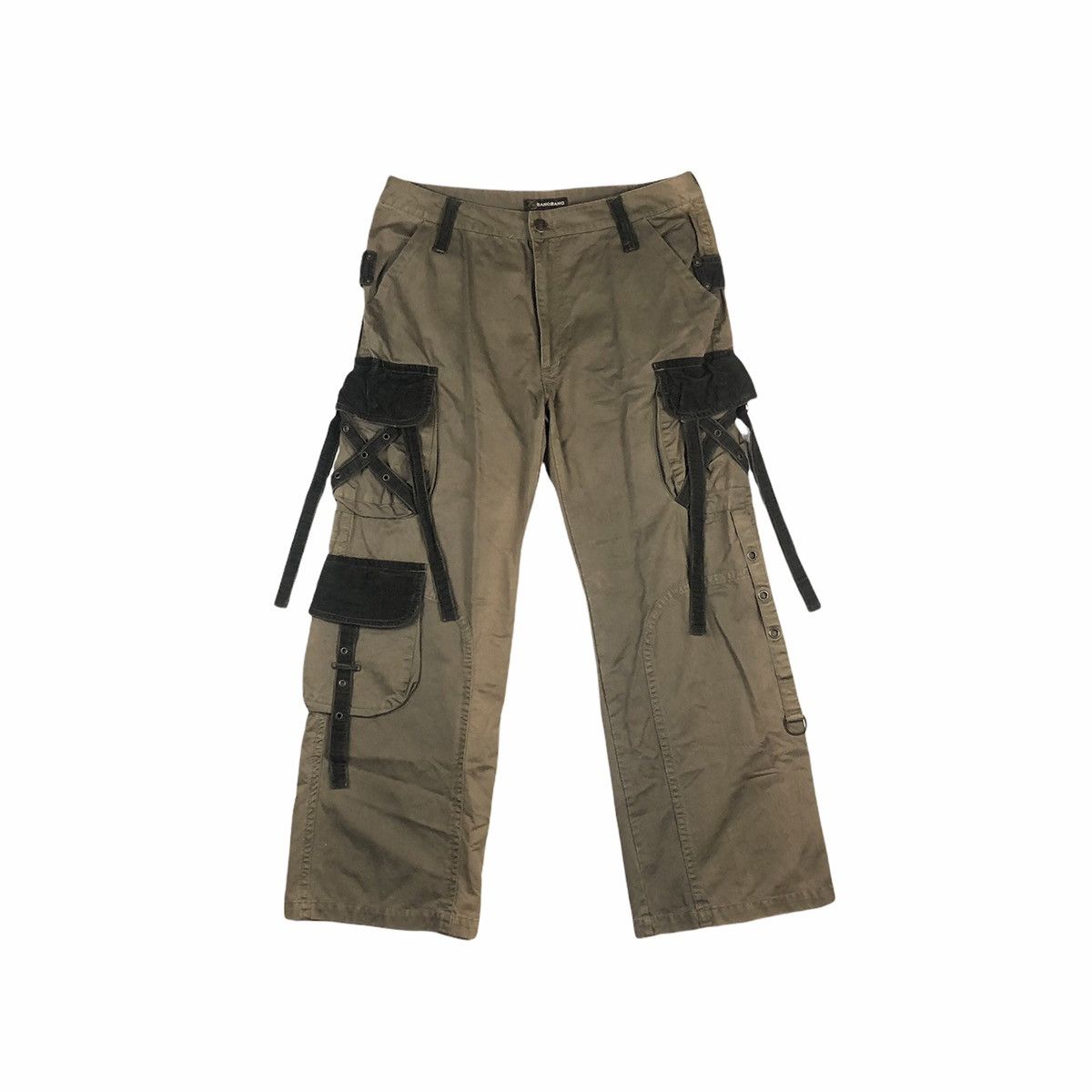 Japanese Brand Bang Bang 🔫 Tactical Bondage Cargo Pants Size US 37 - 1 Thumbnail