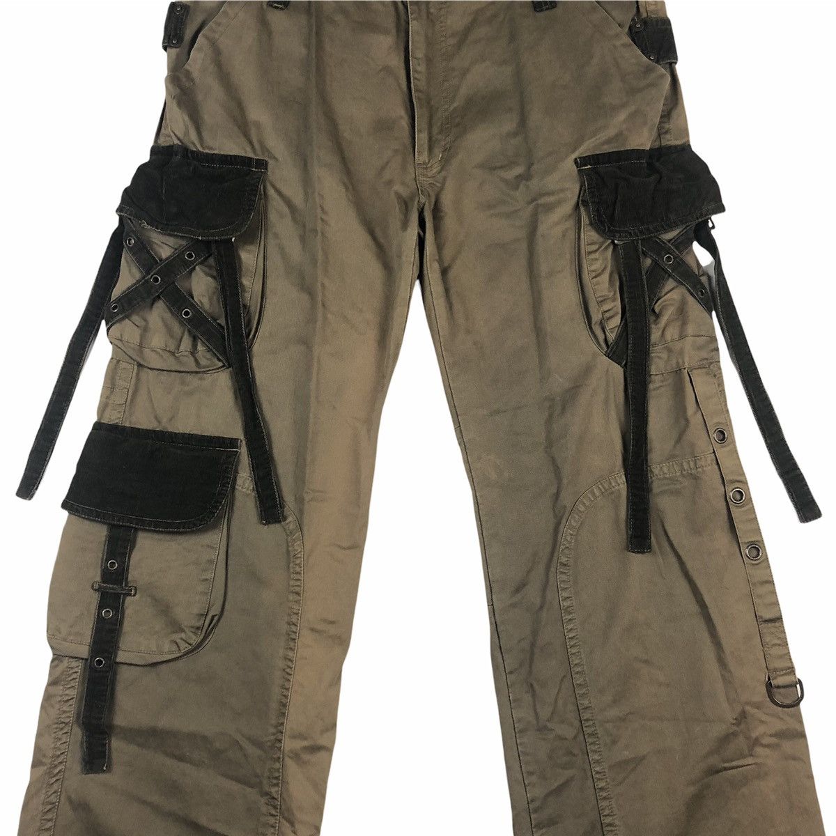 Japanese Brand Bang Bang 🔫 Tactical Bondage Cargo Pants Size US 37 - 5 Thumbnail