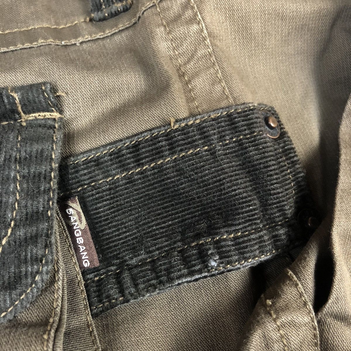 Japanese Brand Bang Bang 🔫 Tactical Bondage Cargo Pants Size US 37 - 18 Thumbnail