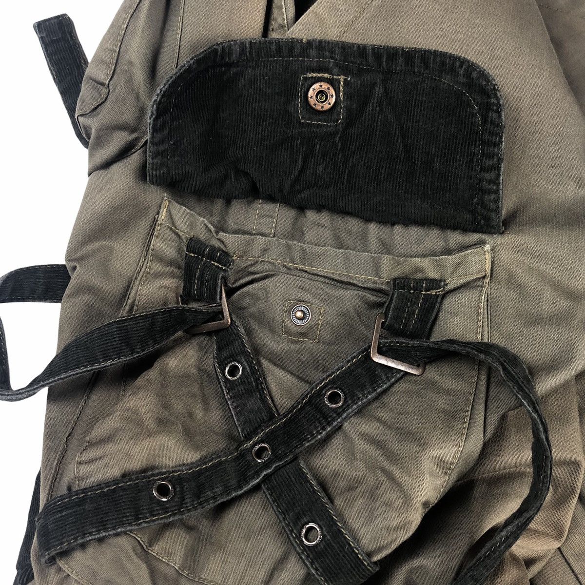 Japanese Brand Bang Bang 🔫 Tactical Bondage Cargo Pants Size US 37 - 14 Thumbnail