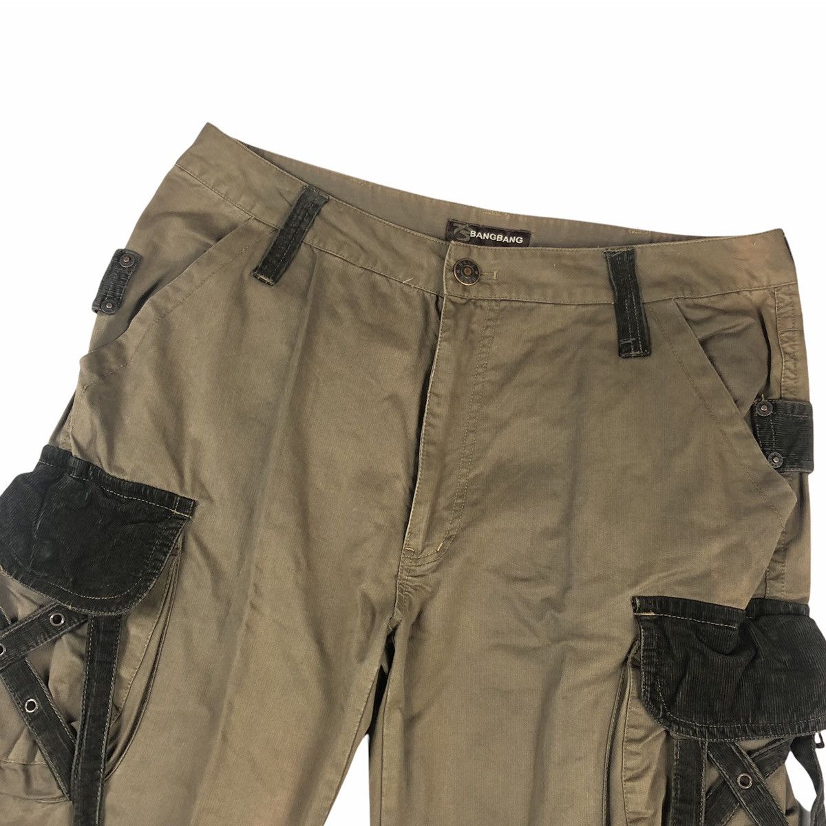 Japanese Brand Bang Bang 🔫 Tactical Bondage Cargo Pants Size US 37 - 4 Thumbnail