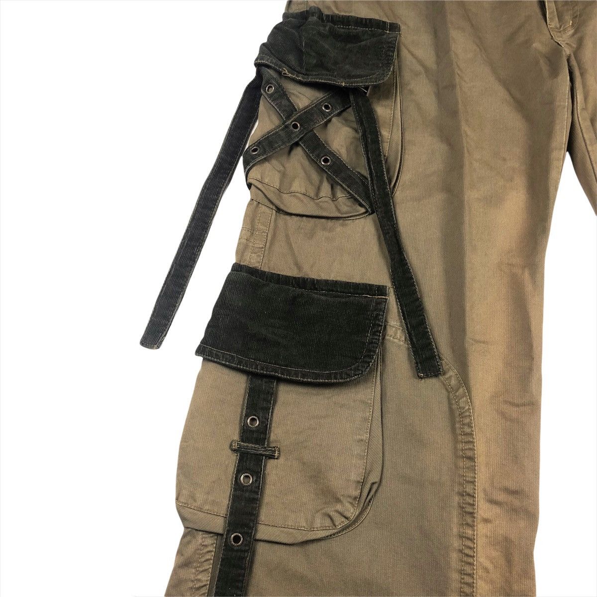 Japanese Brand Bang Bang 🔫 Tactical Bondage Cargo Pants Size US 37 - 8 Thumbnail