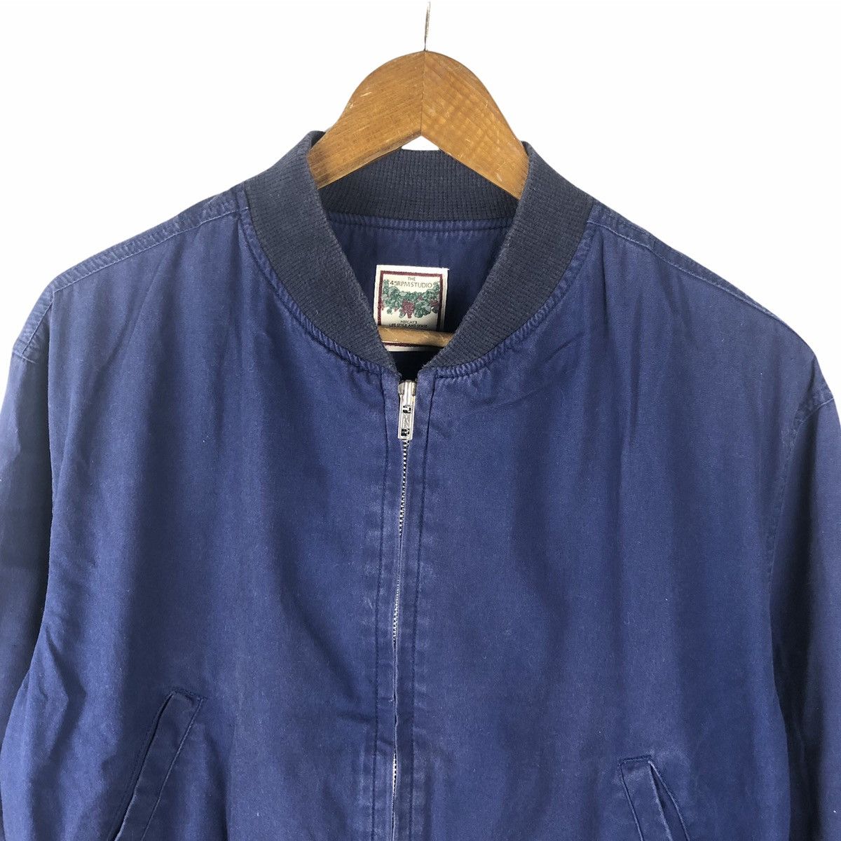 45rpm × Indigo × Japanese Brand 45rpm 🇯🇵 Light Bomber Jacket Size US S / EU 44-46 / 1 - 5 Thumbnail