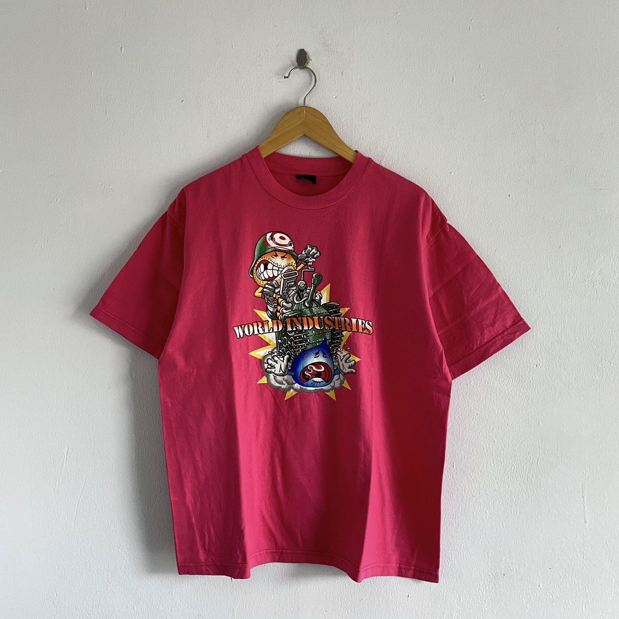 Vintage vintage bootleg world industries t-shirt | Grailed