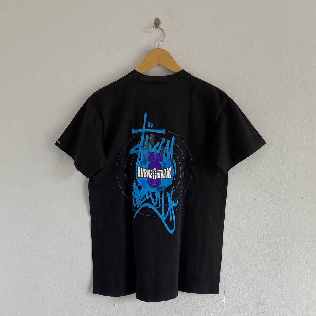 Vintage vintage stussy customade burnzomatic t-shirt | Grailed