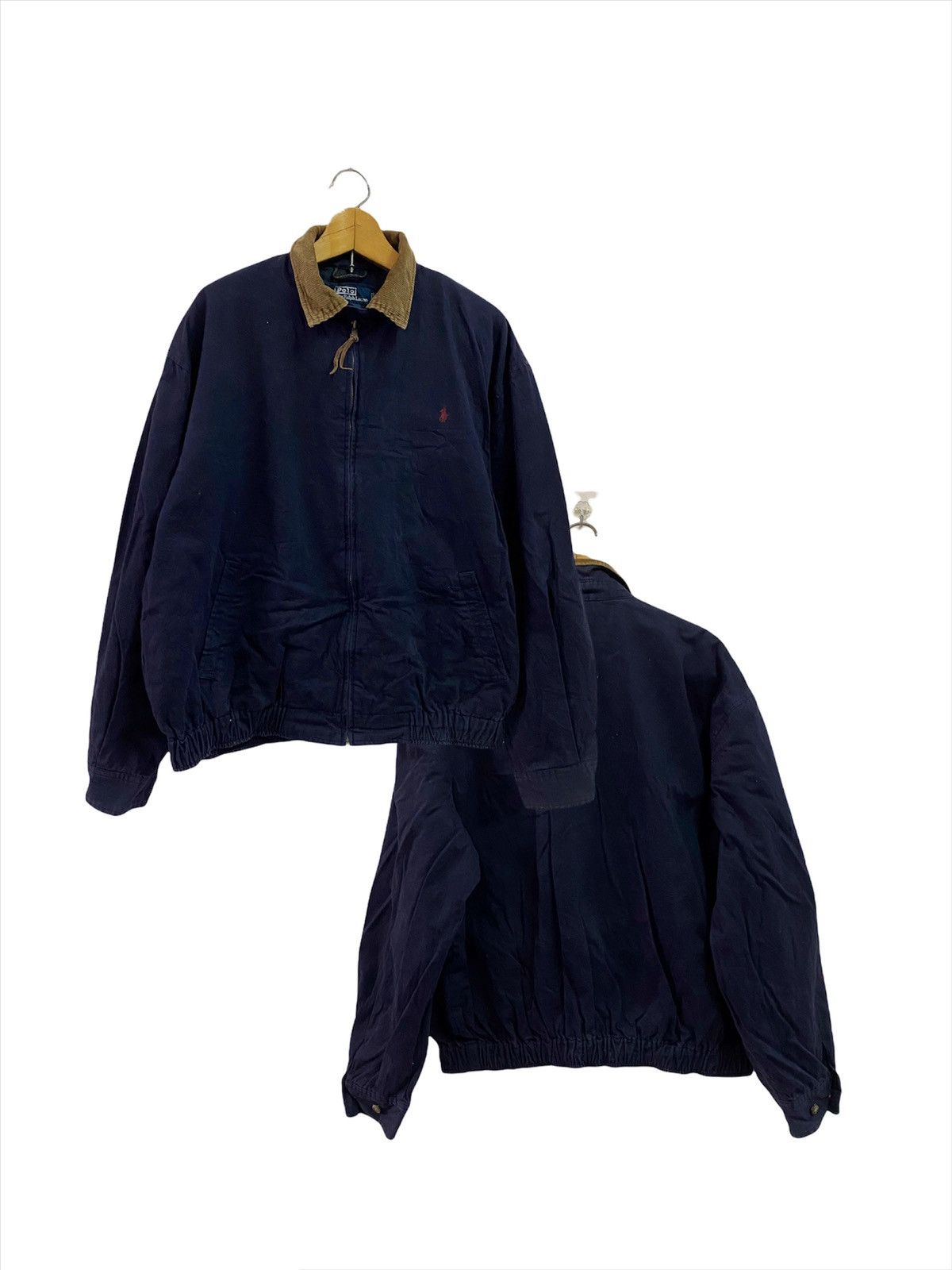 Polo Ralph Lauren × Ralph Lauren Vintage PRL Distressed Bomber Jacket Size US L / EU 52-54 / 3 - 1 Thumbnail