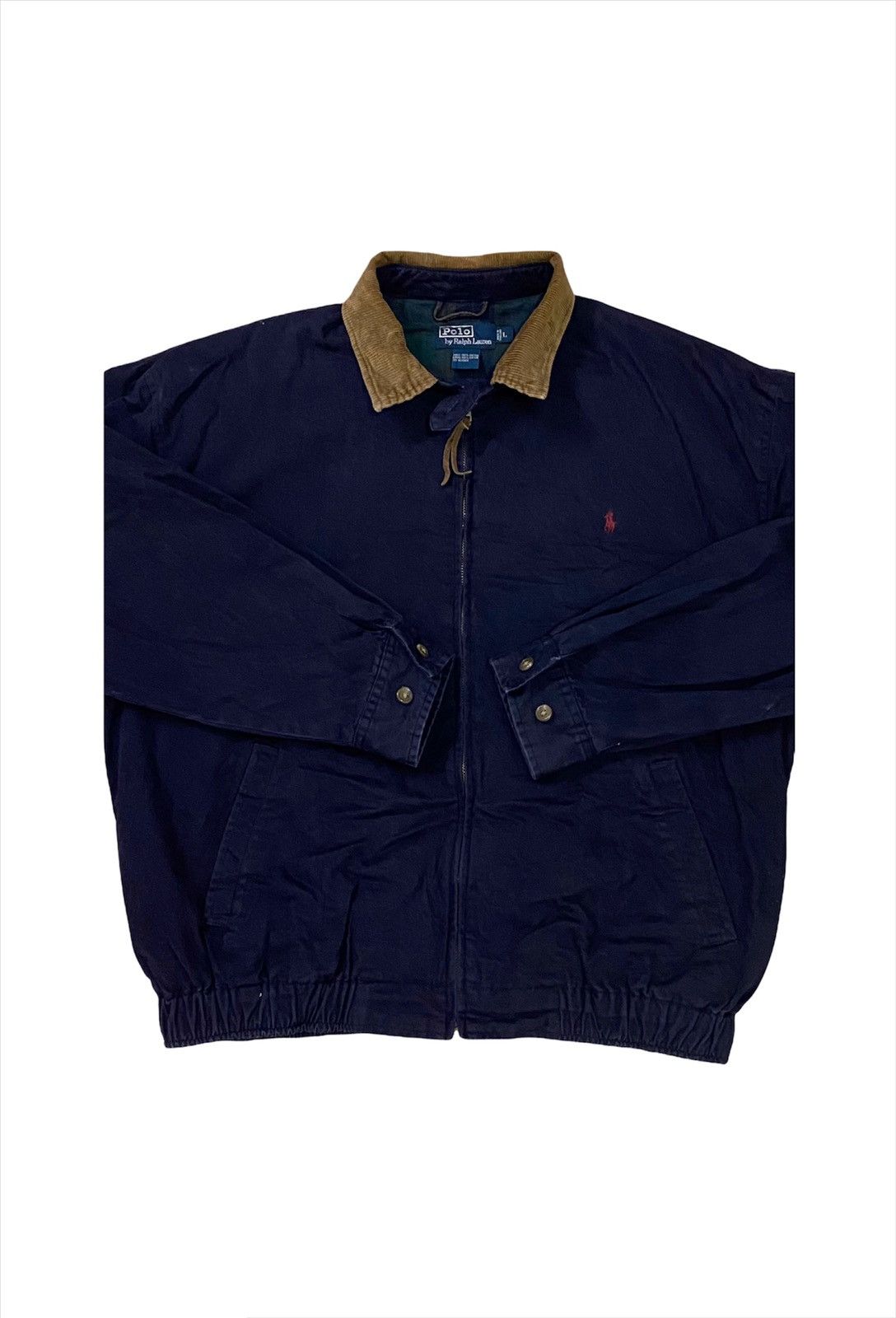 Polo Ralph Lauren × Ralph Lauren Vintage PRL Distressed Bomber Jacket Size US L / EU 52-54 / 3 - 11 Thumbnail