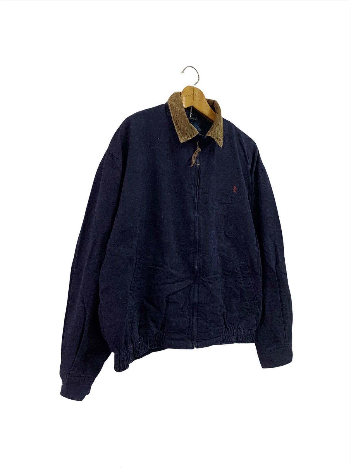 Polo Ralph Lauren × Ralph Lauren Vintage PRL Distressed Bomber Jacket Size US L / EU 52-54 / 3 - 4 Thumbnail