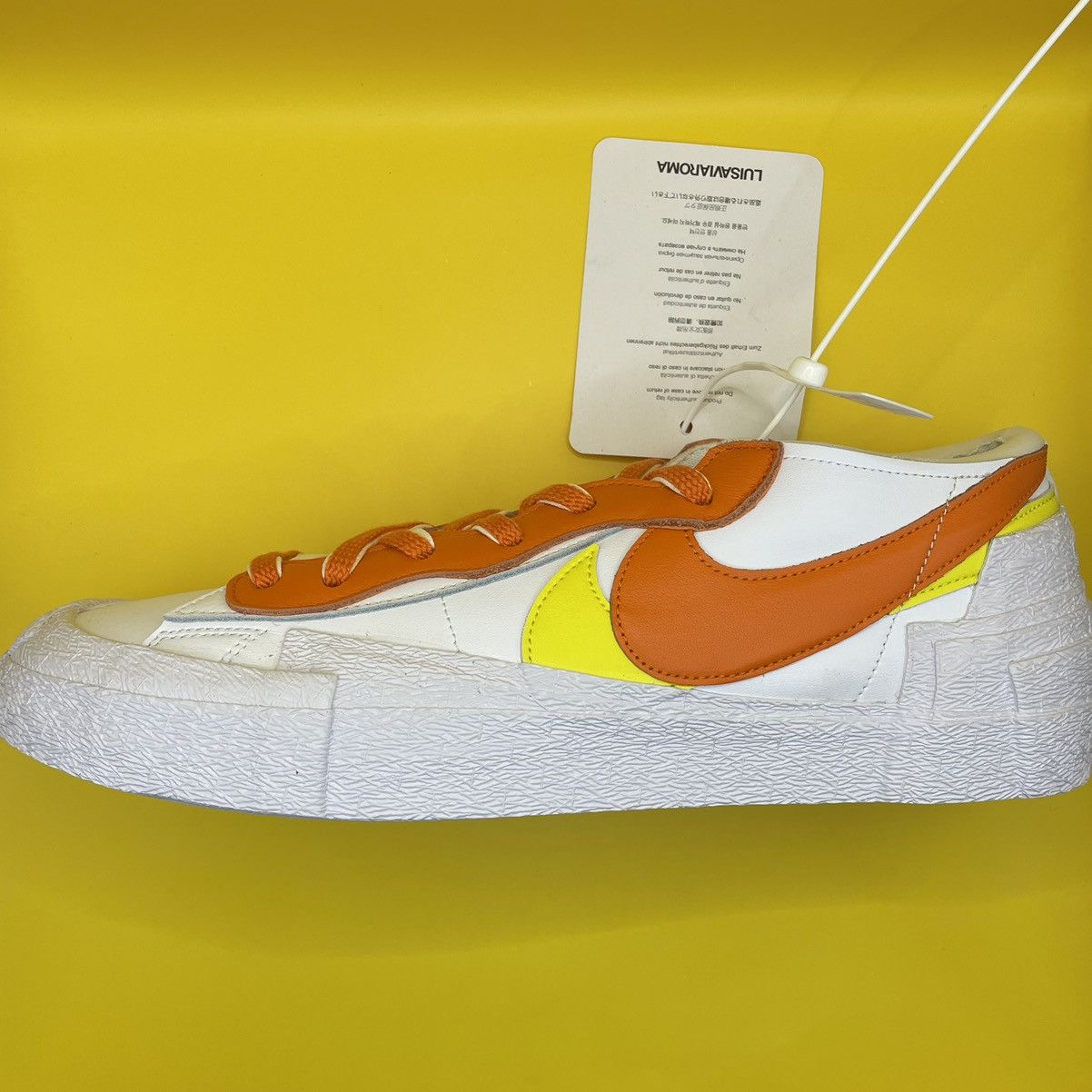 Nike ⚡️NIKE BLAZER SACAI MAGNA ORANGE dunk sb waffle fragment Size US 13 / EU 46 - 1 Thumbnail