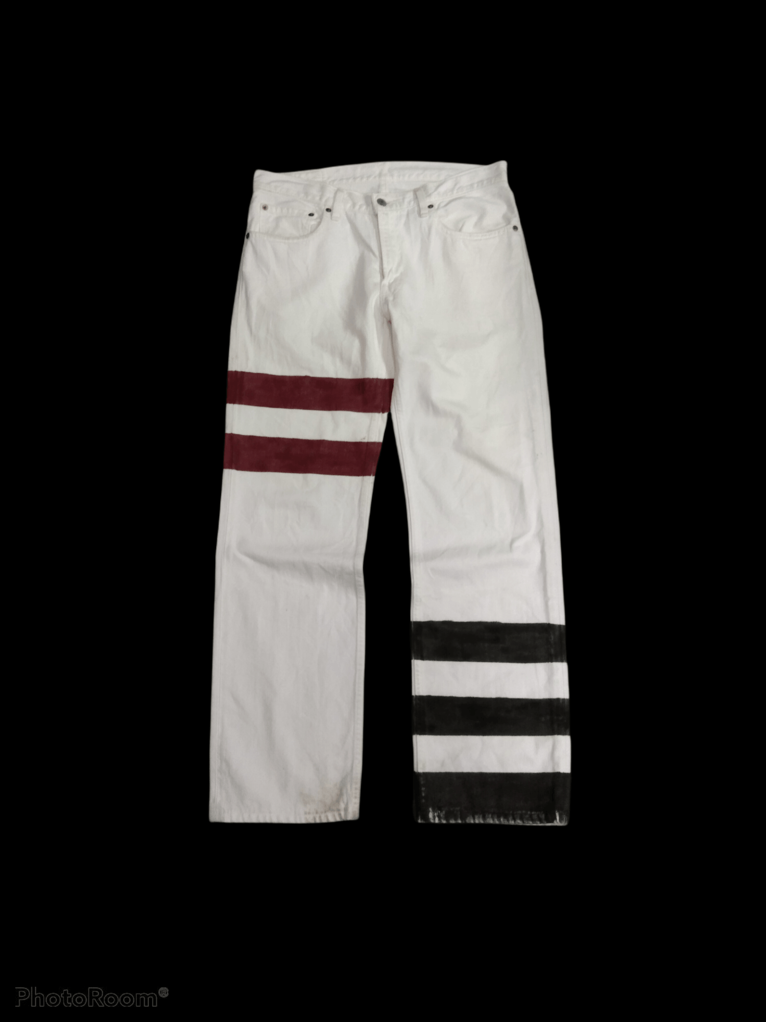 Levi's JAPANESE BRAND ART STRIPE PAINTER LEVIS LOT 502 Size US 32 / EU 48 - 1 Thumbnail