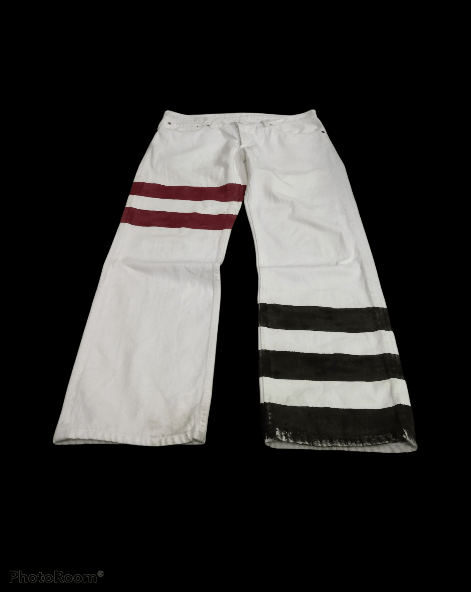 Levi's JAPANESE BRAND ART STRIPE PAINTER LEVIS LOT 502 Size US 32 / EU 48 - 3 Thumbnail