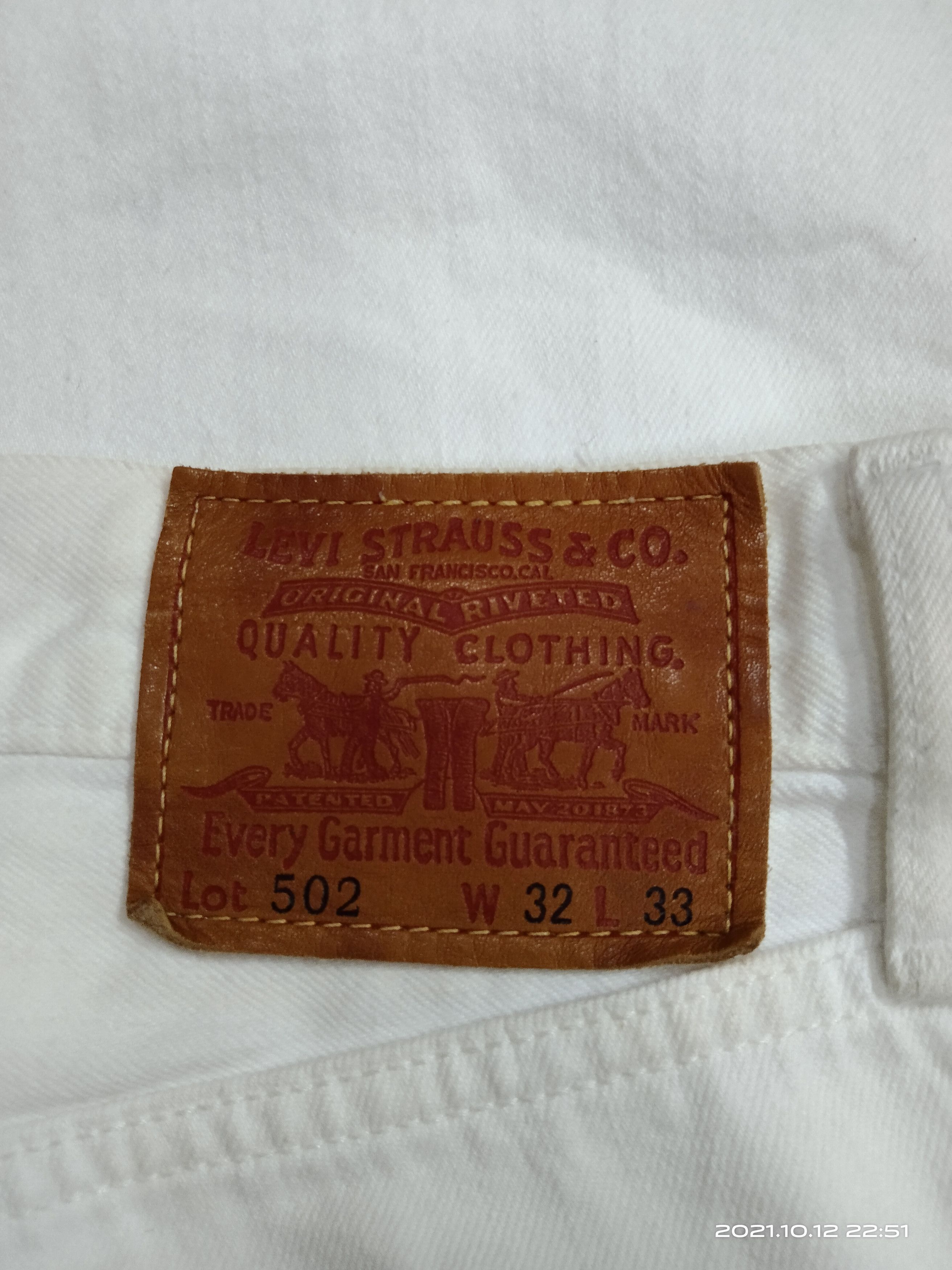 Levi's JAPANESE BRAND ART STRIPE PAINTER LEVIS LOT 502 Size US 32 / EU 48 - 8 Thumbnail