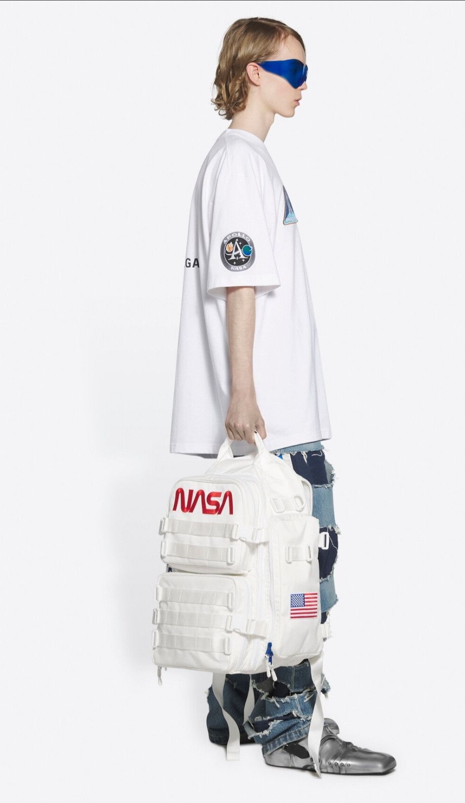 バレンシアガ BALENCIAGA NASA スペース バックパックX【】 - バッグ