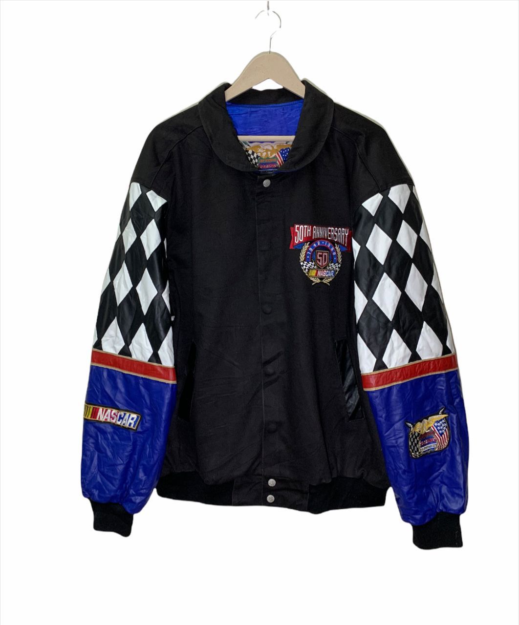 Vintage 90’s NASCAR 50th Anniversary sold Jeff Hamilton Jacket