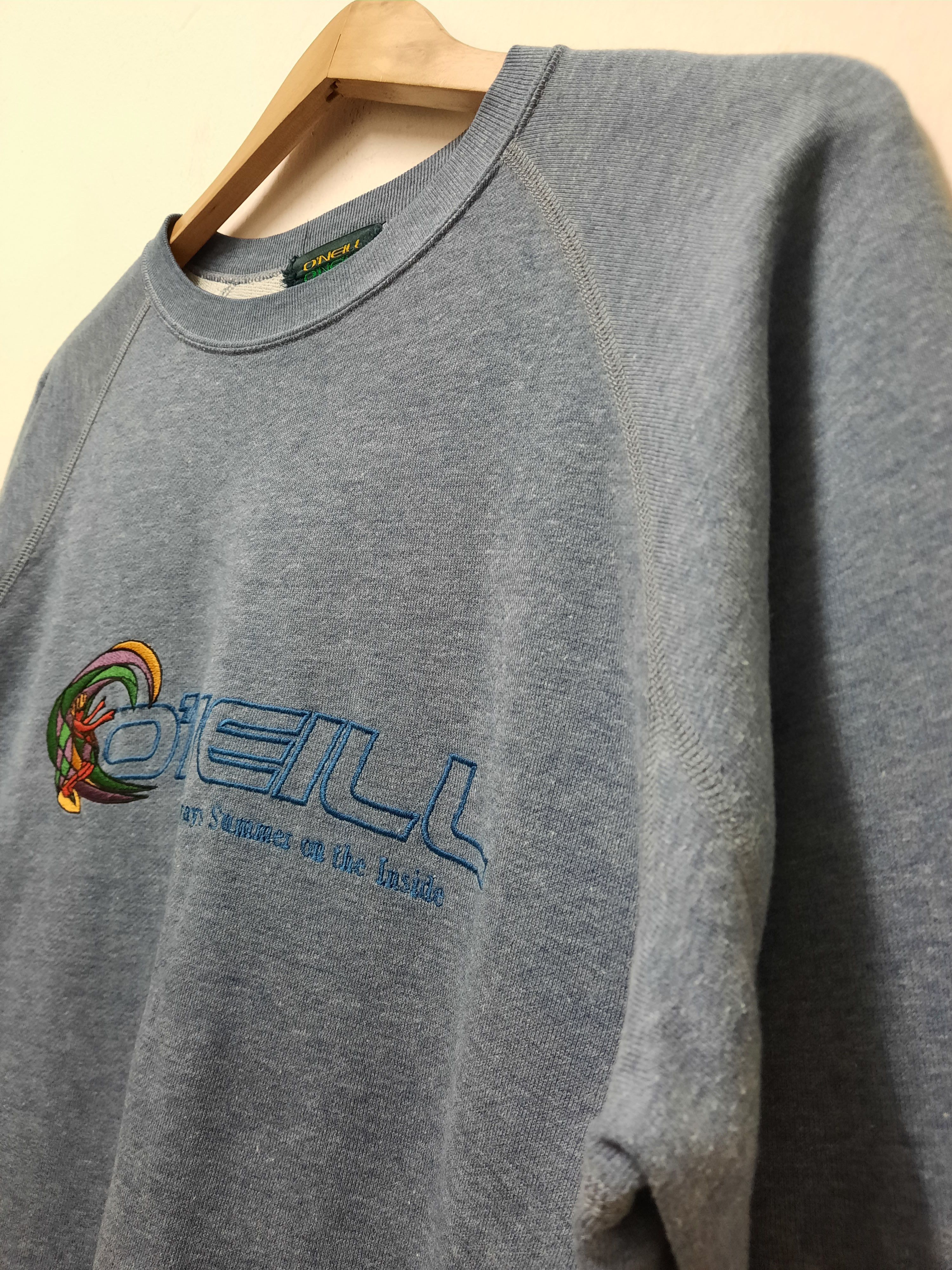 O'Neill VINTAGE O'NEILL SWEATSHIRT PULLOVER EMBROIDERED Size US M / EU 48-50 / 2 - 3 Thumbnail