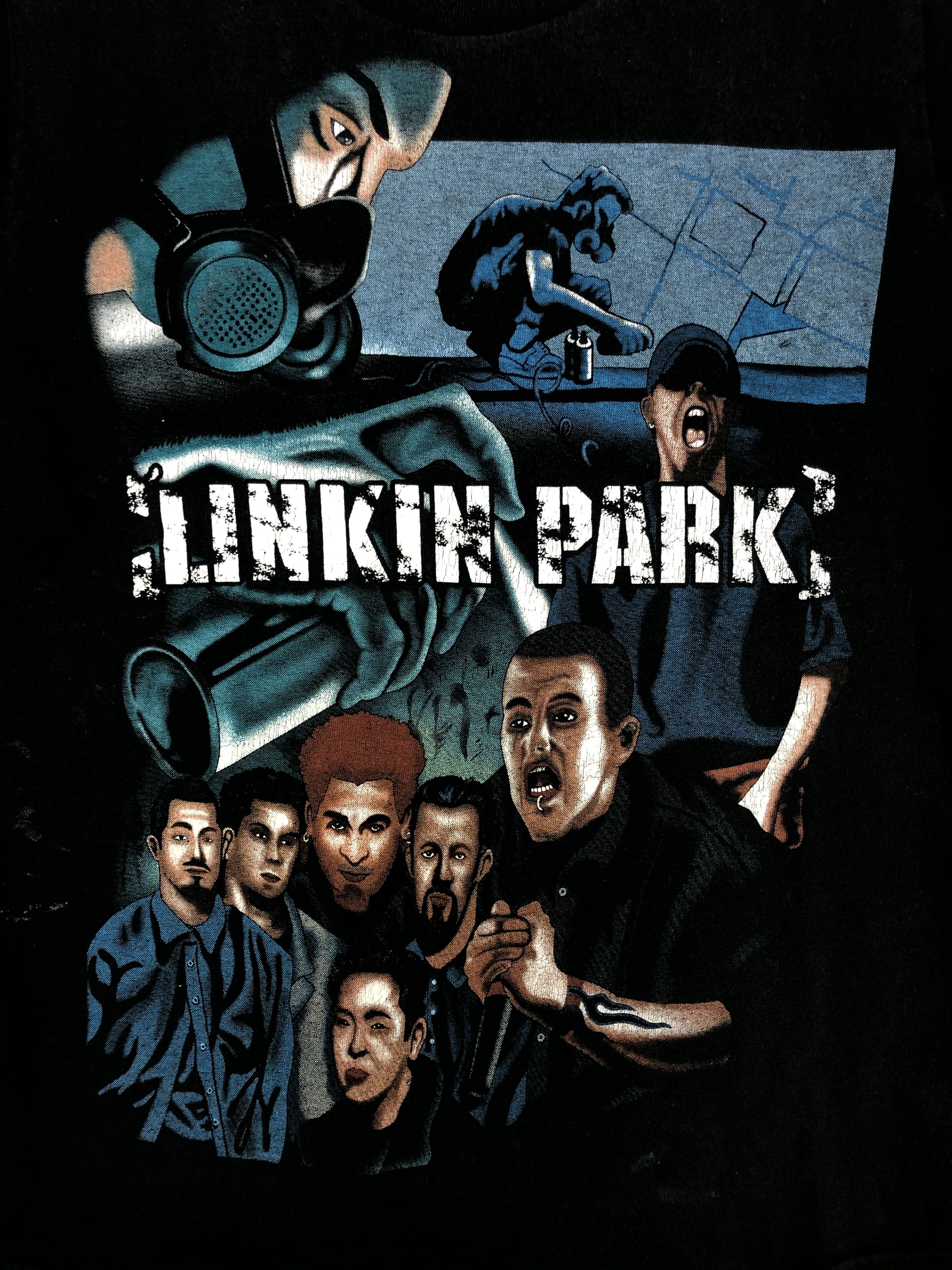 Band Tees Vintage 2000s Linkin Park (Limp Bizkit Green Day Blink-182) Size US S / EU 44-46 / 1 - 4 Thumbnail