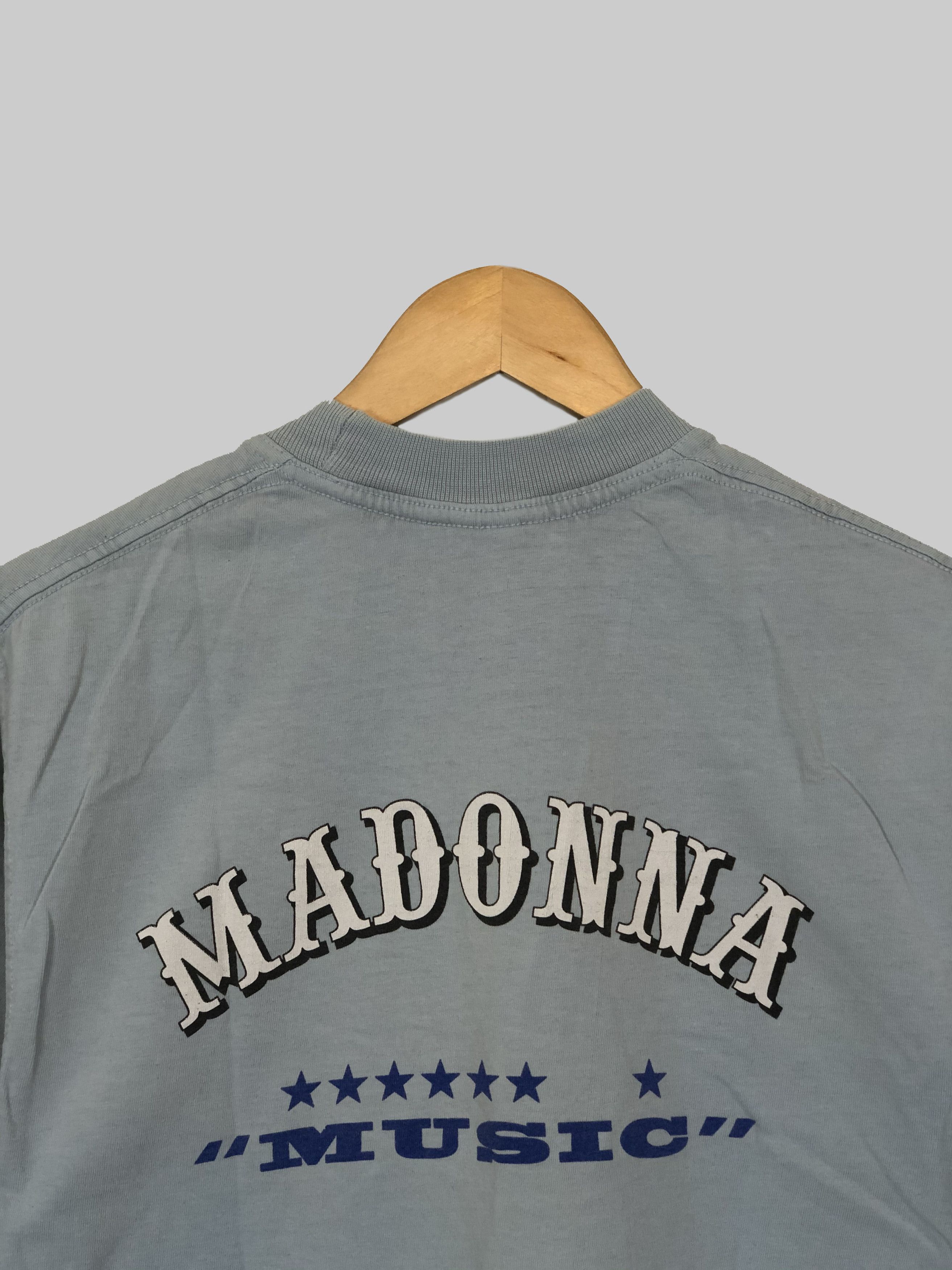 Band Tees Vintage 90s Madonna Misic Promo (Britney Spears Lady Gaga) Size US M / EU 48-50 / 2 - 4 Thumbnail
