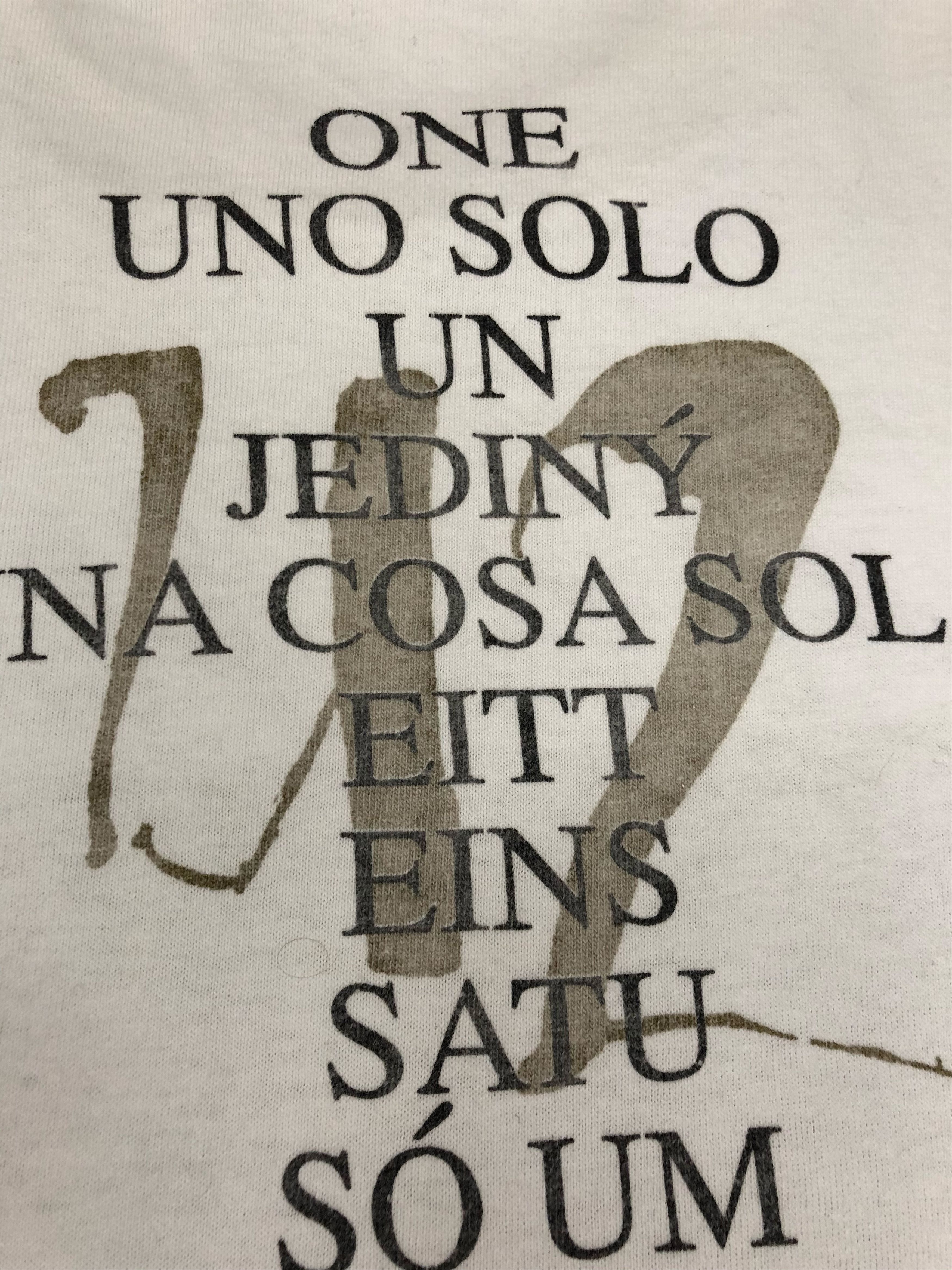 Band Tees Vintage 1993 U2 One Single Stitch (Pink Floyd Bon Jovi) Size US XL / EU 56 / 4 - 9 Thumbnail