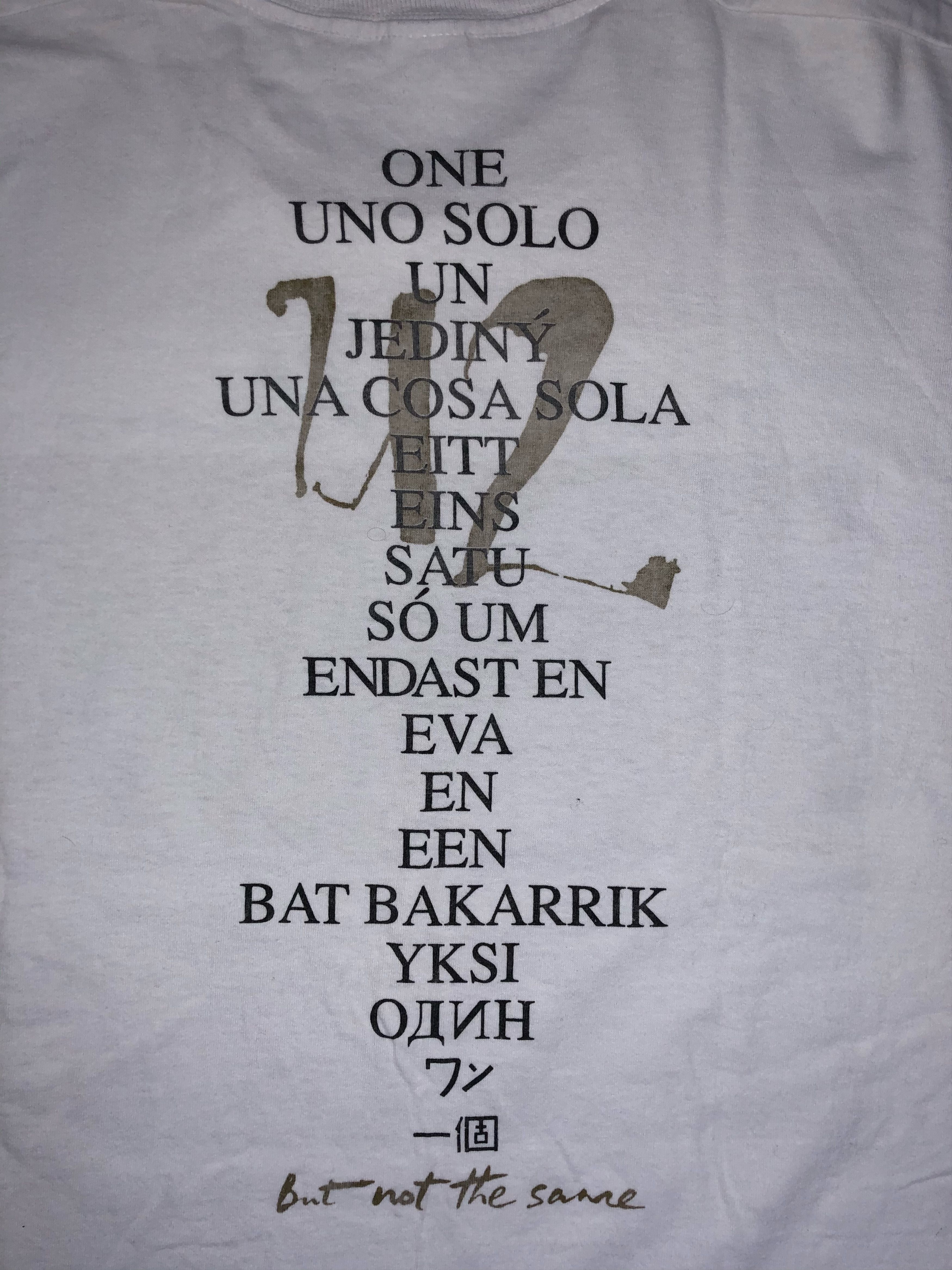 Band Tees Vintage 1993 U2 One Single Stitch (Pink Floyd Bon Jovi) Size US XL / EU 56 / 4 - 8 Thumbnail