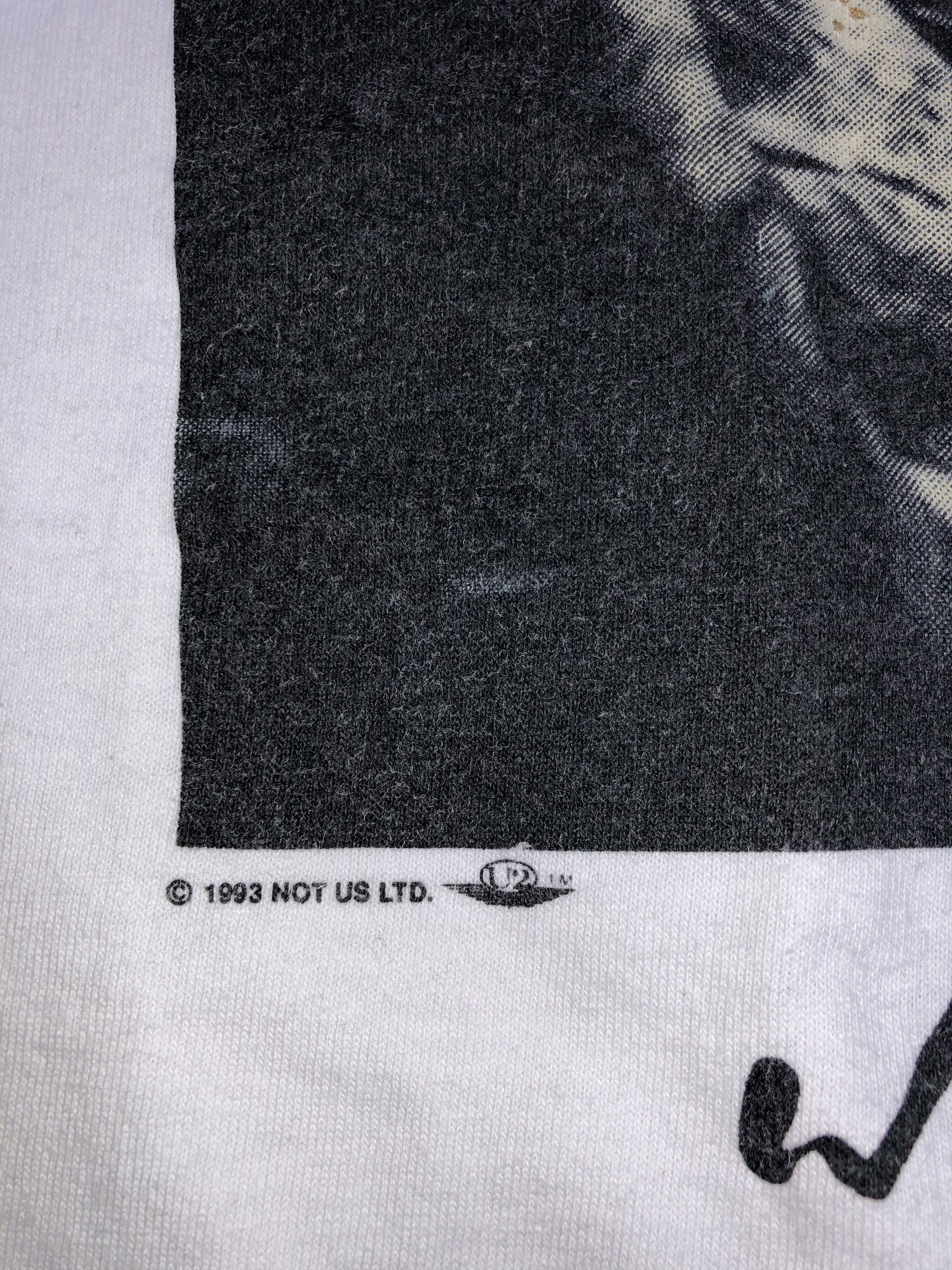 Band Tees Vintage 1993 U2 One Single Stitch (Pink Floyd Bon Jovi) Size US XL / EU 56 / 4 - 6 Thumbnail