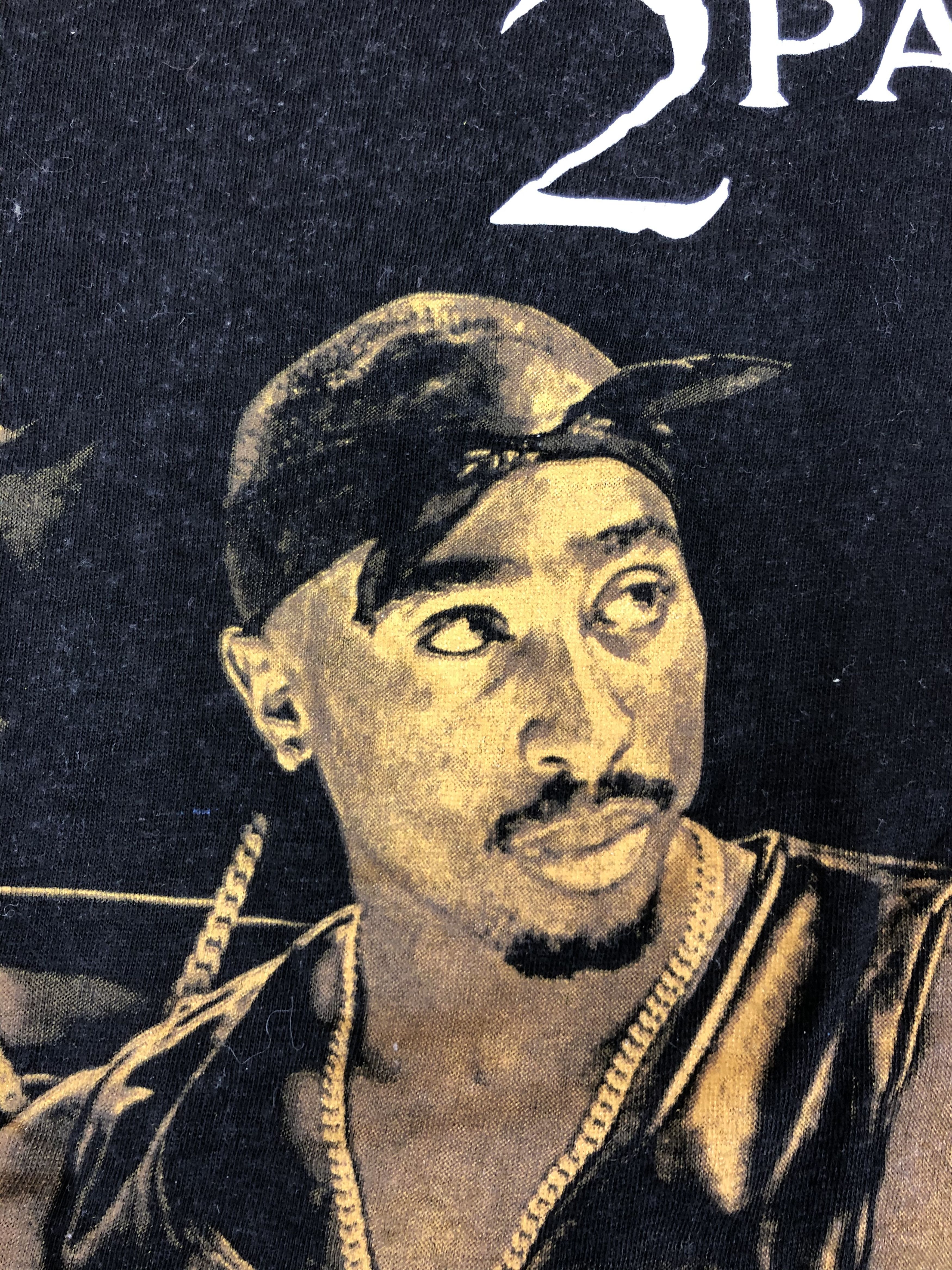 Band Tees Vintage 90s Tupac 2Pac (50 cent Snoop Dogg Dr. Dre Jay-Z) Size US M / EU 48-50 / 2 - 4 Thumbnail