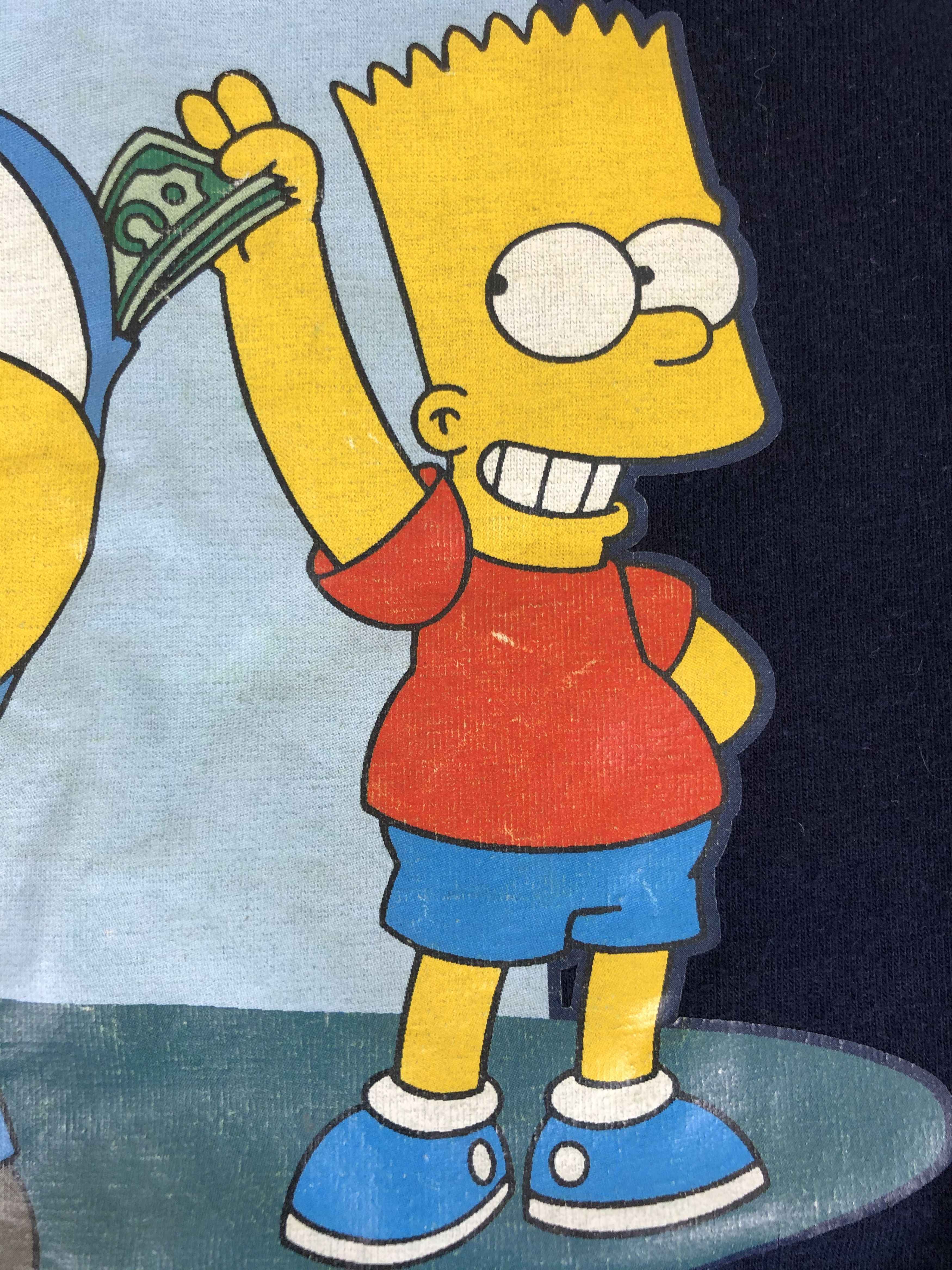 Cartoon Network Vintage 1999 Simpsons Bart and Homer (South Park) Size US L / EU 52-54 / 3 - 5 Thumbnail
