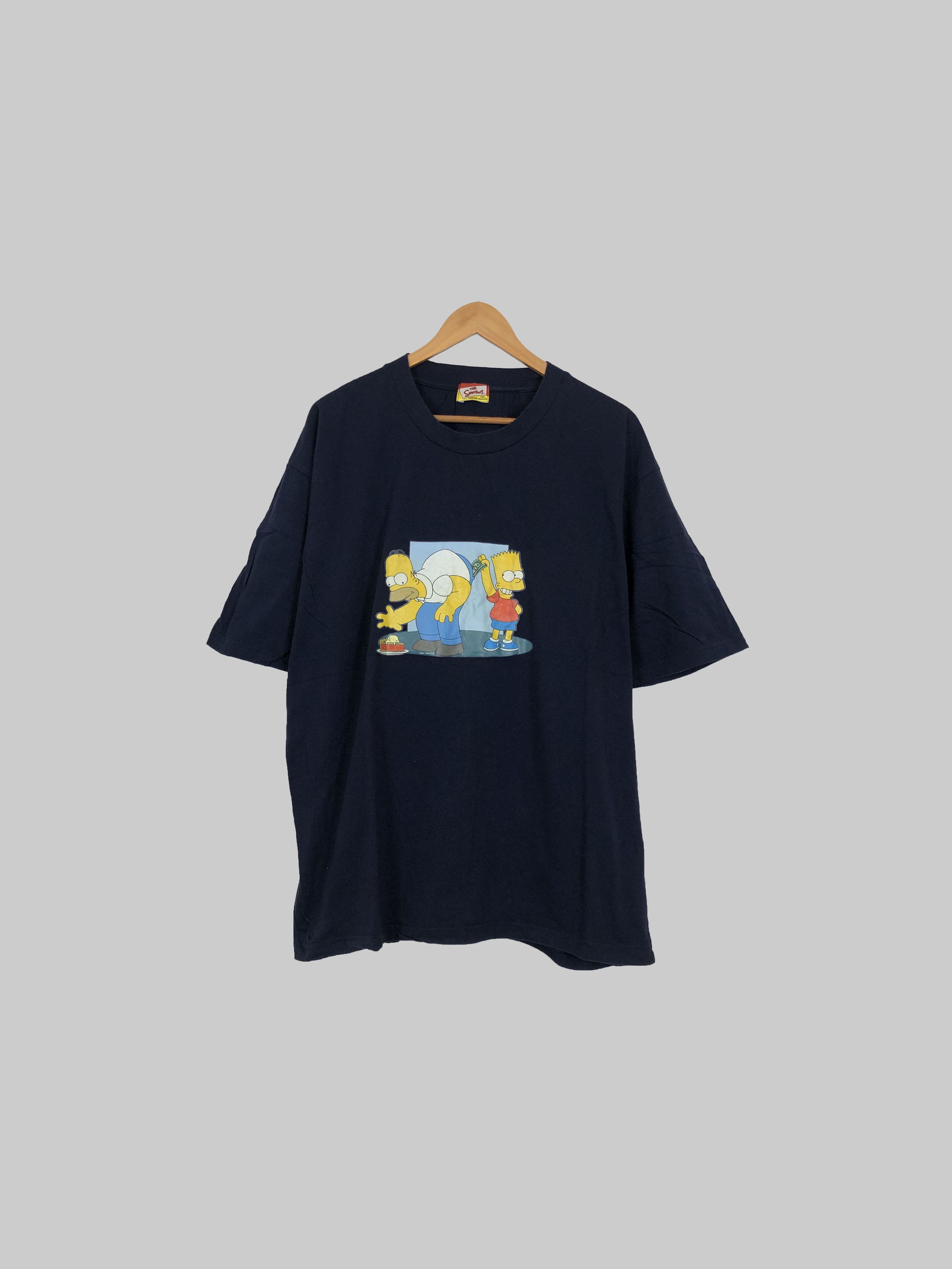 Cartoon Network Vintage 1999 Simpsons Bart and Homer (South Park) Size US L / EU 52-54 / 3 - 1 Thumbnail