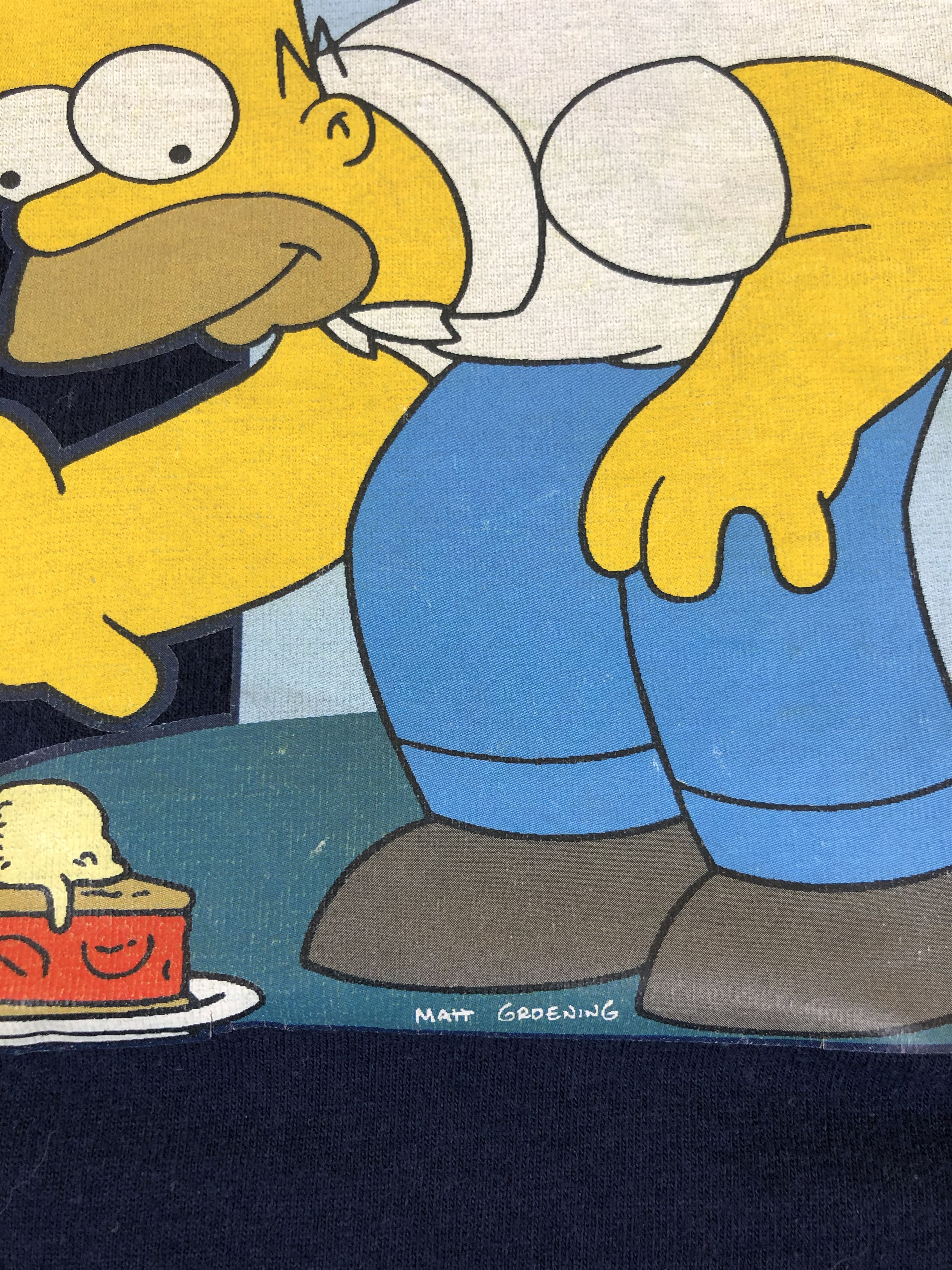 Cartoon Network Vintage 1999 Simpsons Bart and Homer (South Park) Size US L / EU 52-54 / 3 - 4 Thumbnail