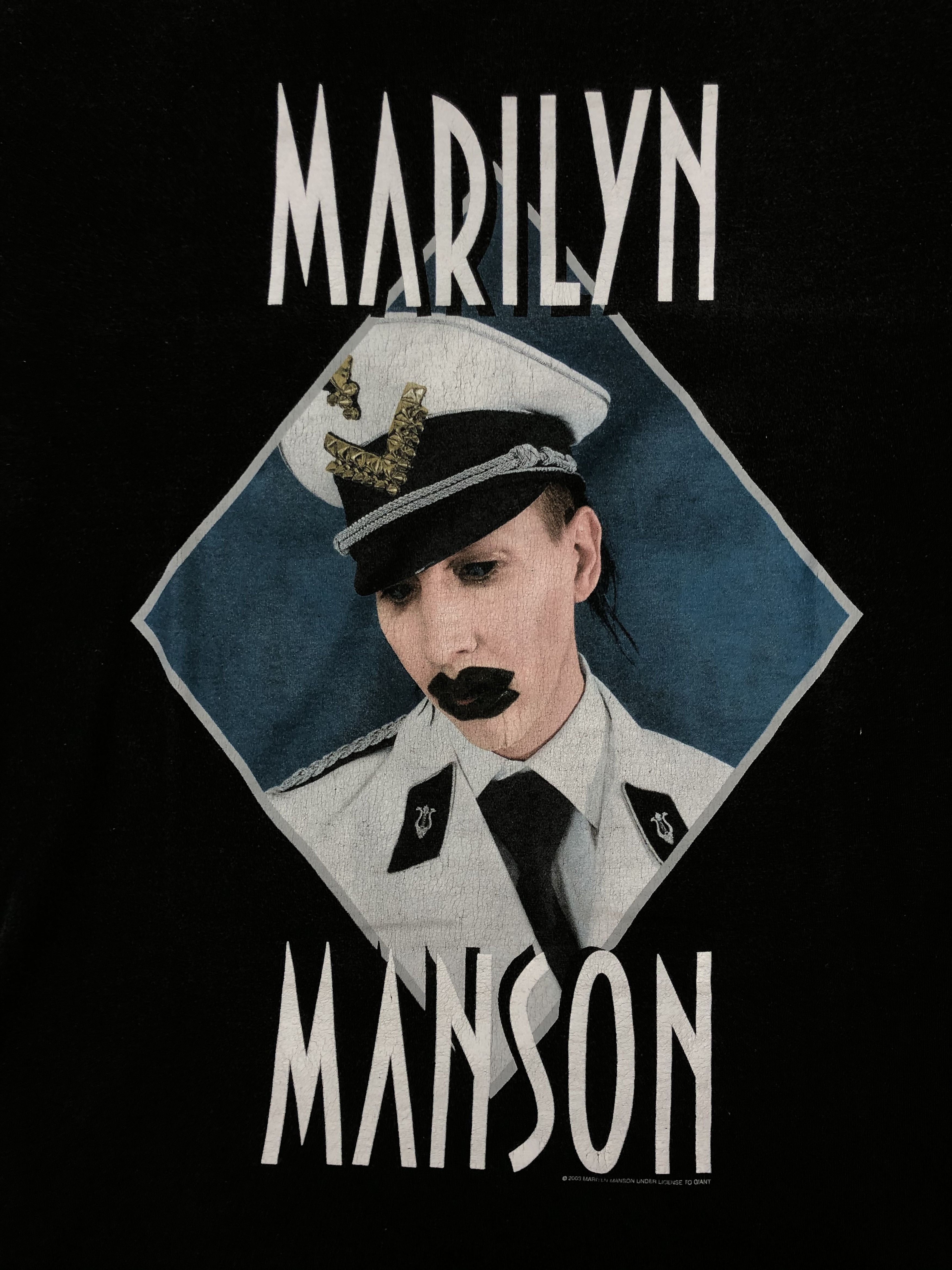 Band Tees Vintage 2003 Marilyn Manson Grotesk Tour (Nine Inch Nails) Size US M / EU 48-50 / 2 - 5 Thumbnail