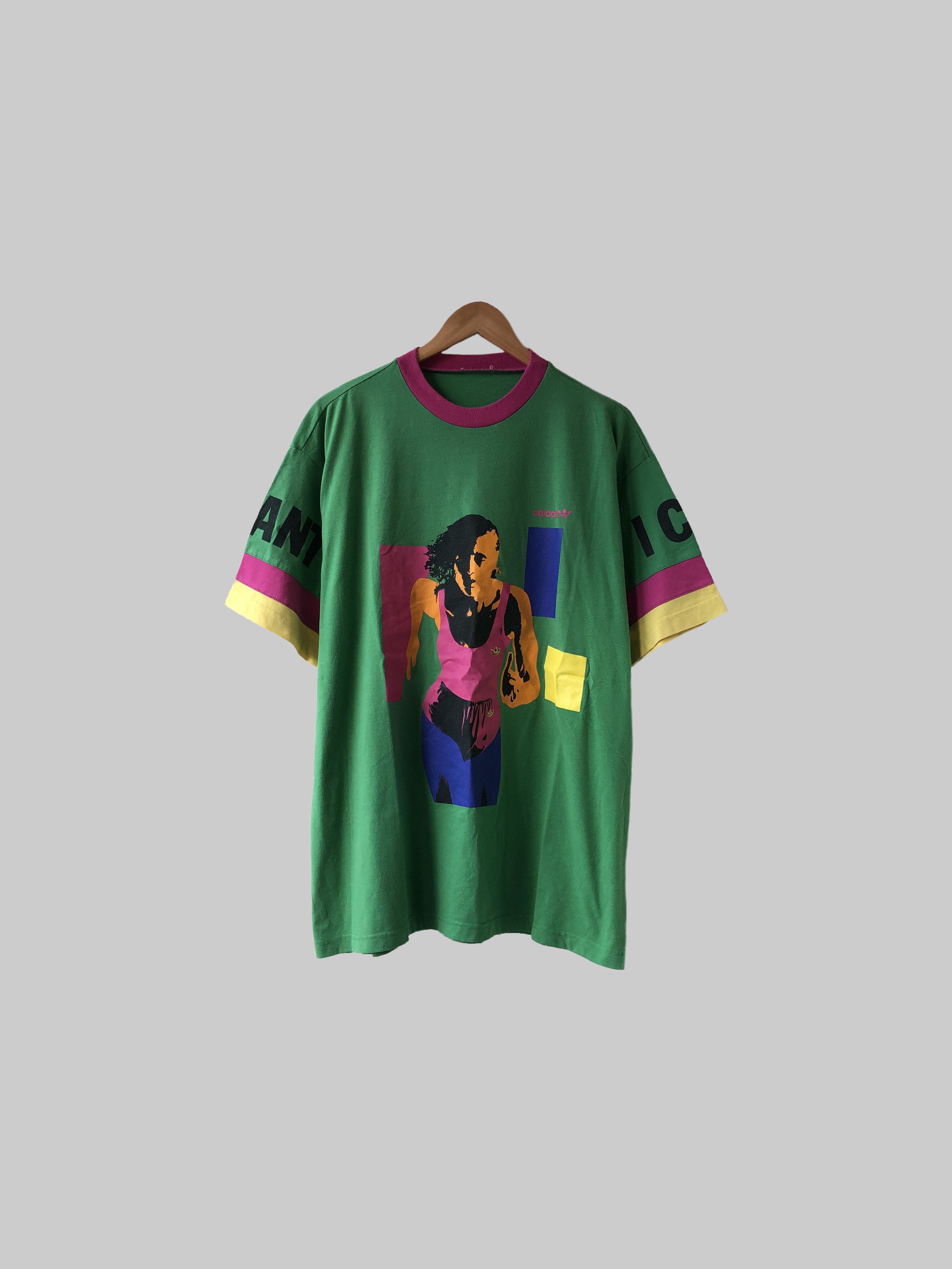 Adidas Size L/XL | Vintage 90s Adidas Torsion "I Want I Can" Size US XL / EU 56 / 4 - 1 Thumbnail