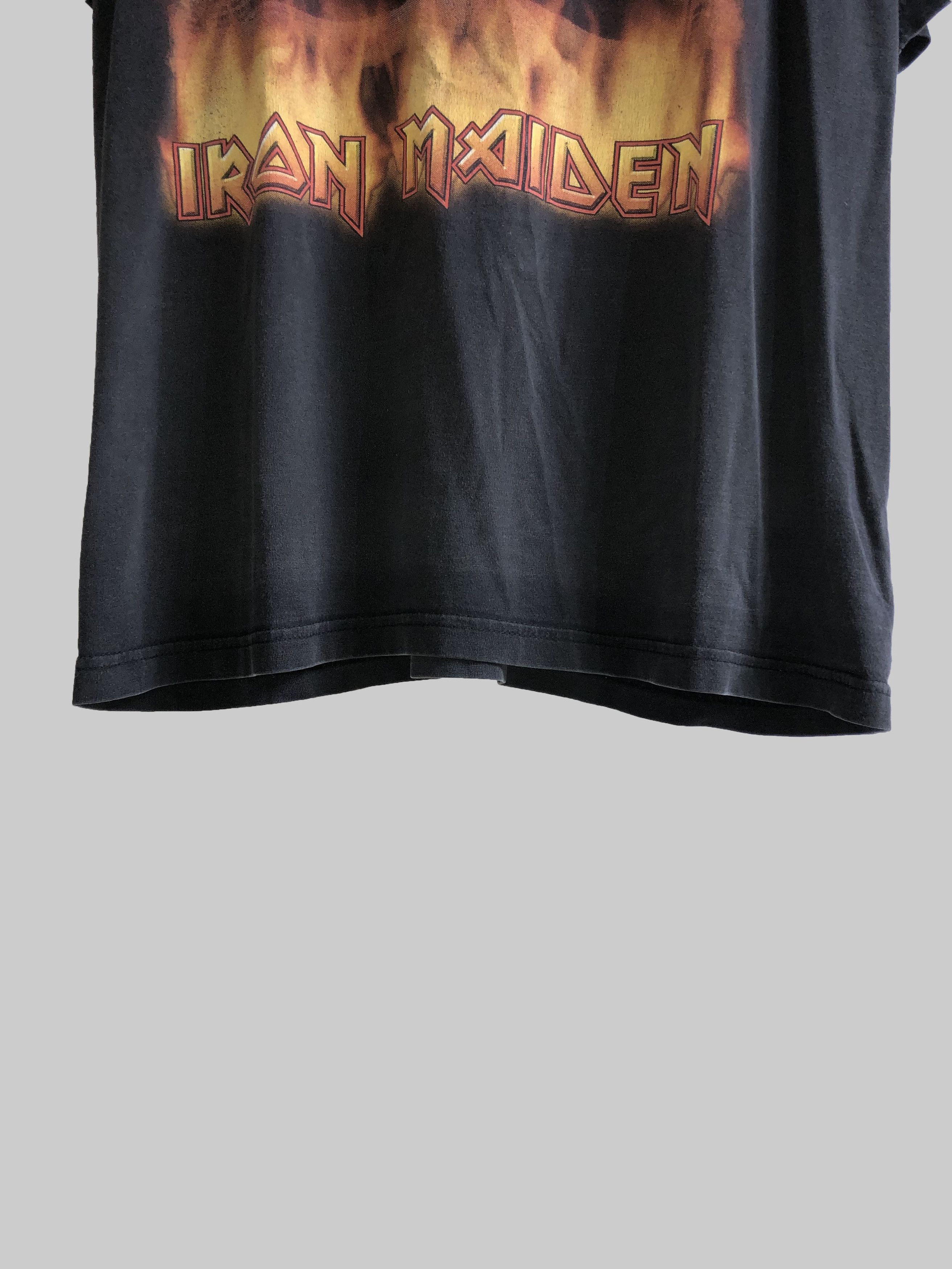 Band Tees Vintage 90s Iron Maiden (Judas Priest Black Sabbath AC/DC) Size US L / EU 52-54 / 3 - 3 Thumbnail