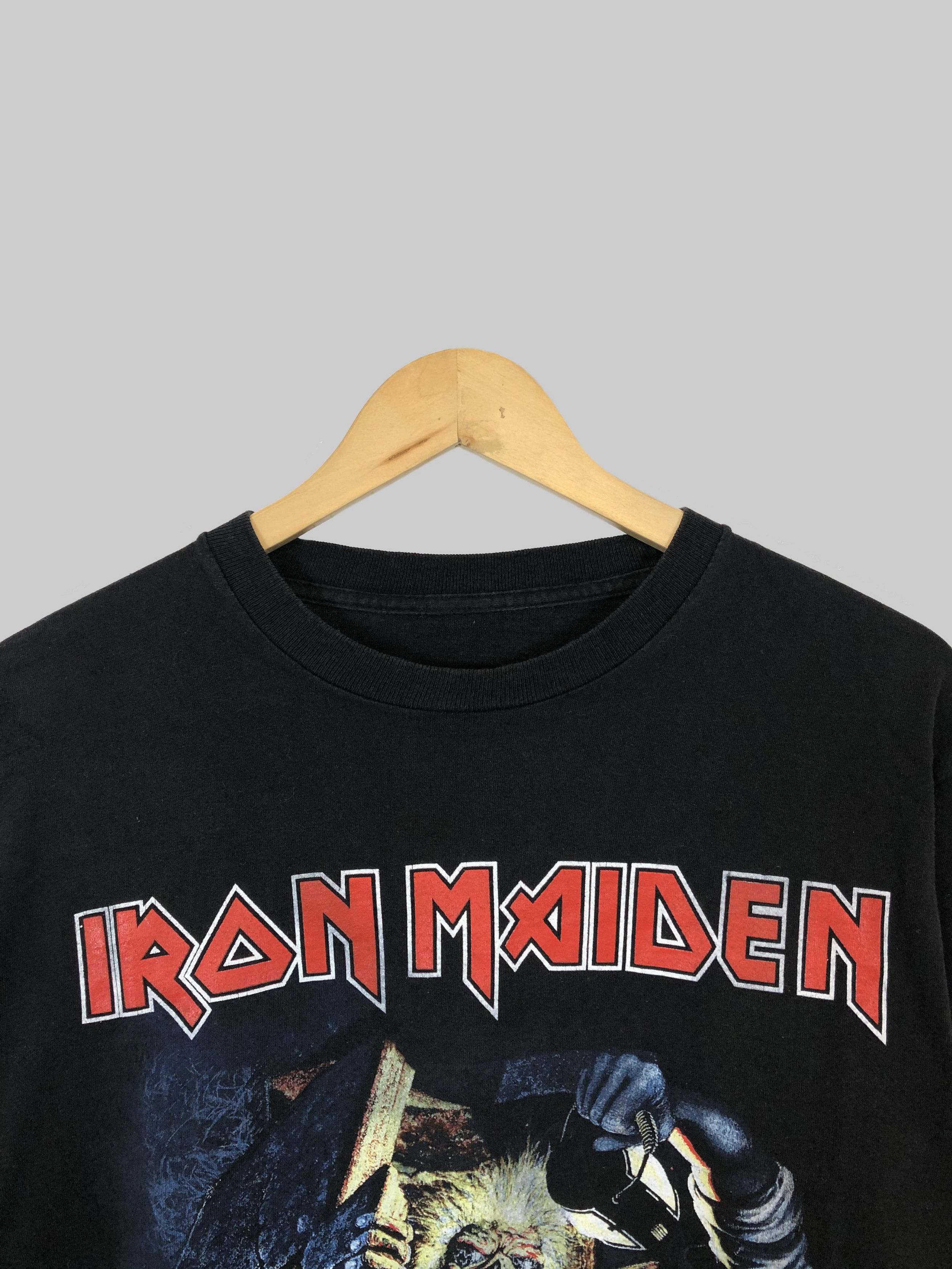 Band Tees Vintage 90s Iron Maiden (Judas Priest Black Sabbath AC/DC) Size US L / EU 52-54 / 3 - 3 Thumbnail