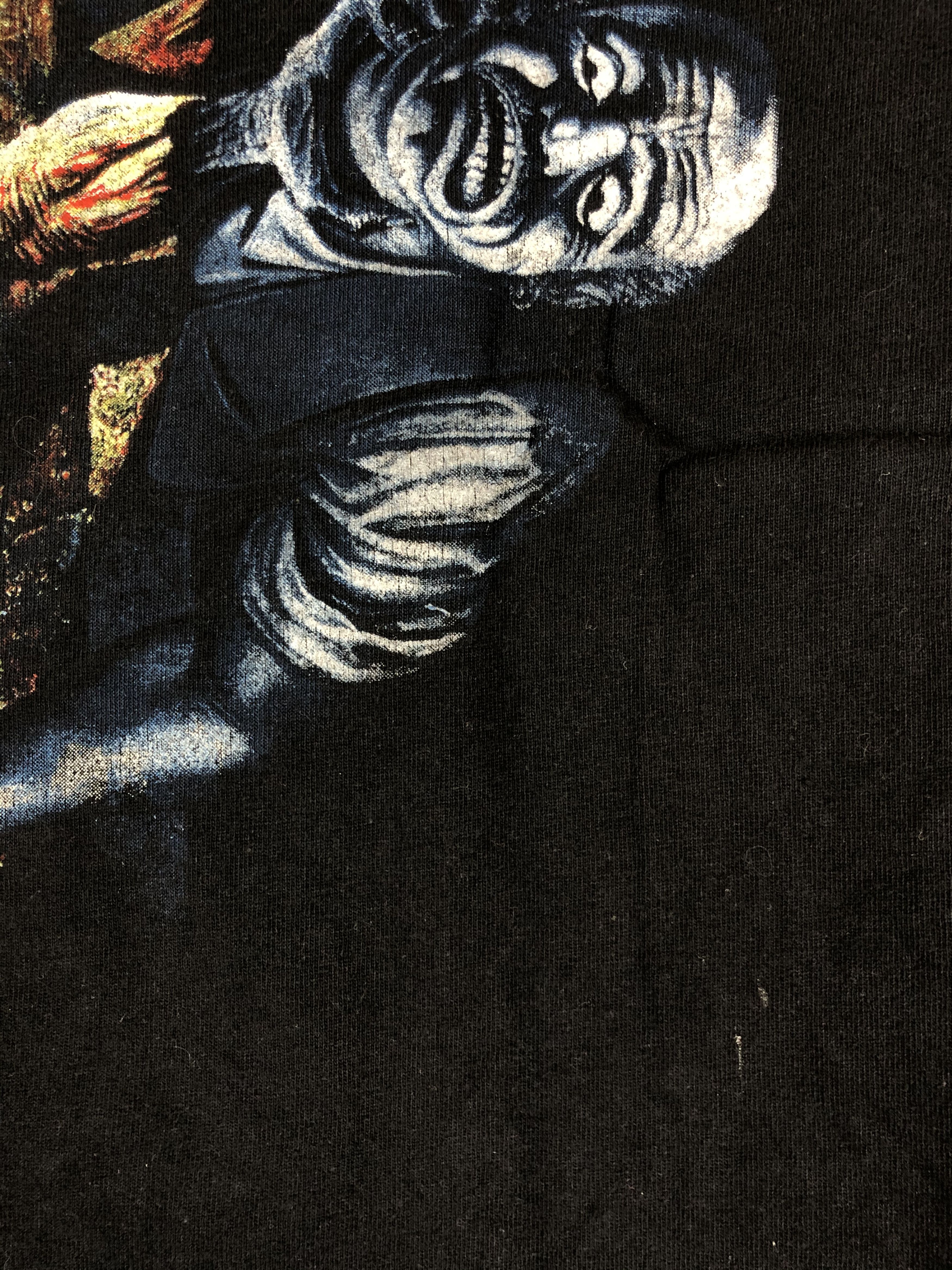 Band Tees Vintage 90s Iron Maiden (Judas Priest Black Sabbath AC/DC) Size US L / EU 52-54 / 3 - 12 Thumbnail