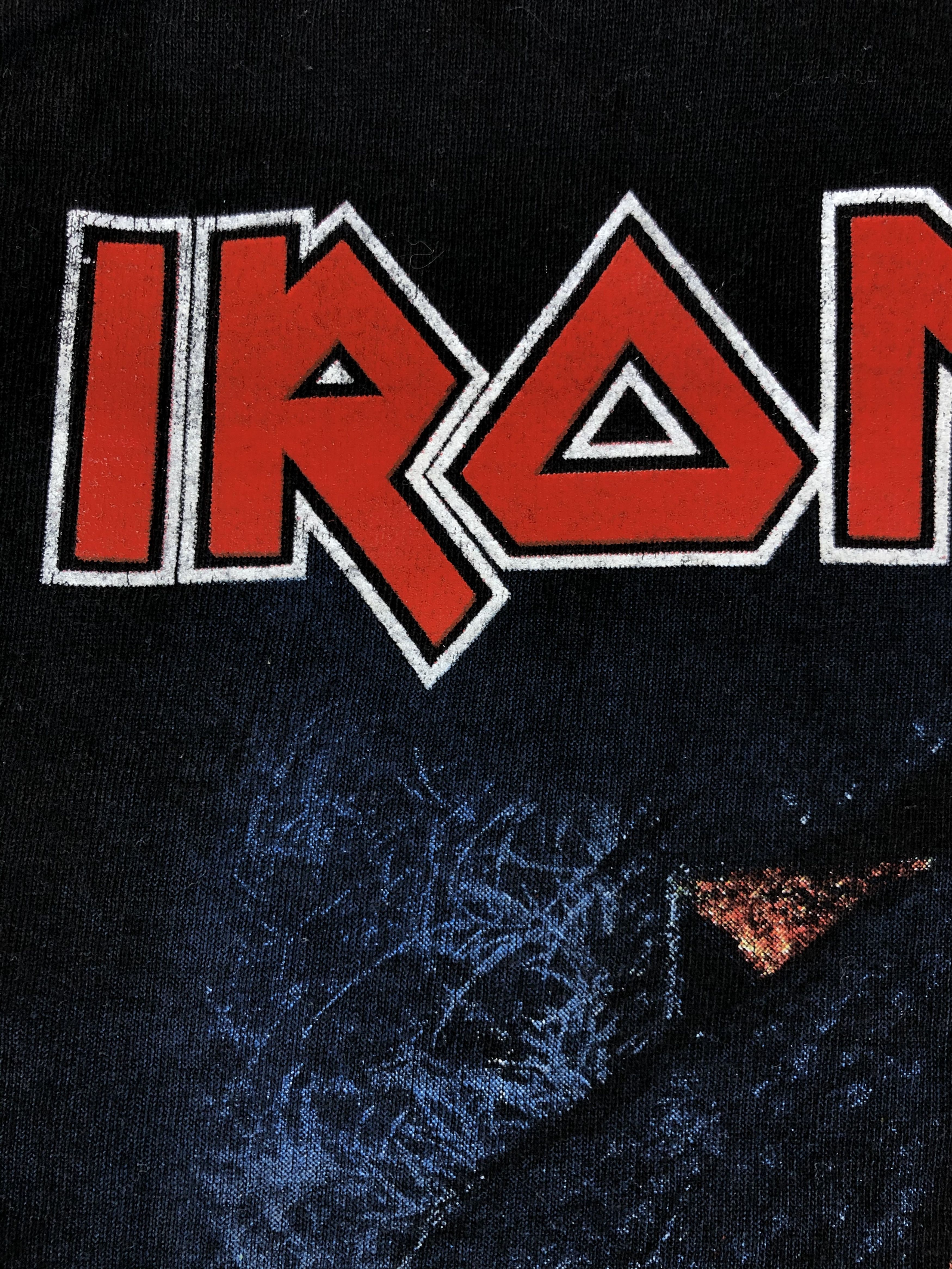 Band Tees Vintage 90s Iron Maiden (Judas Priest Black Sabbath AC/DC) Size US L / EU 52-54 / 3 - 7 Thumbnail