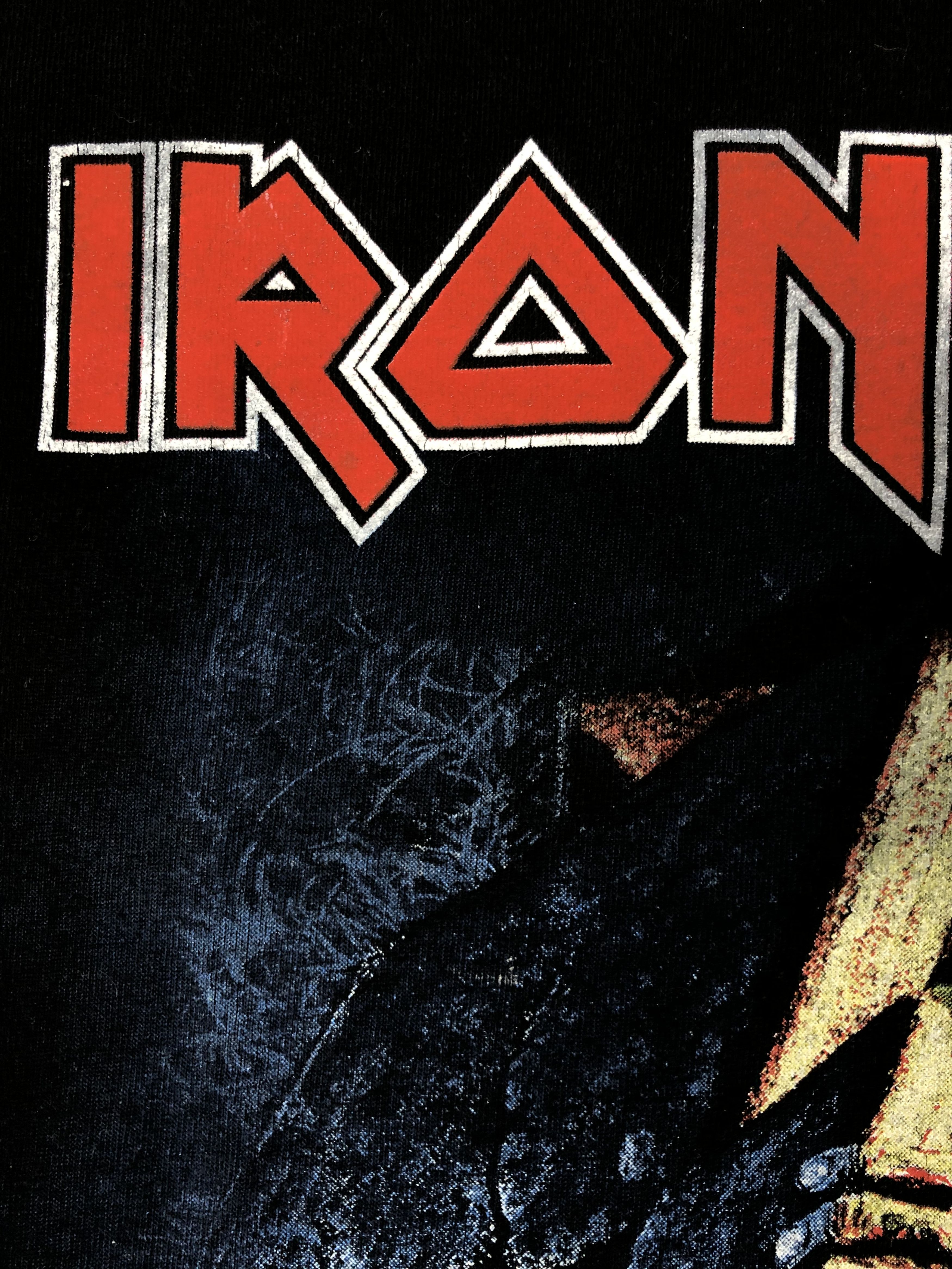 Band Tees Vintage 90s Iron Maiden (Judas Priest Black Sabbath AC/DC) Size US L / EU 52-54 / 3 - 6 Thumbnail
