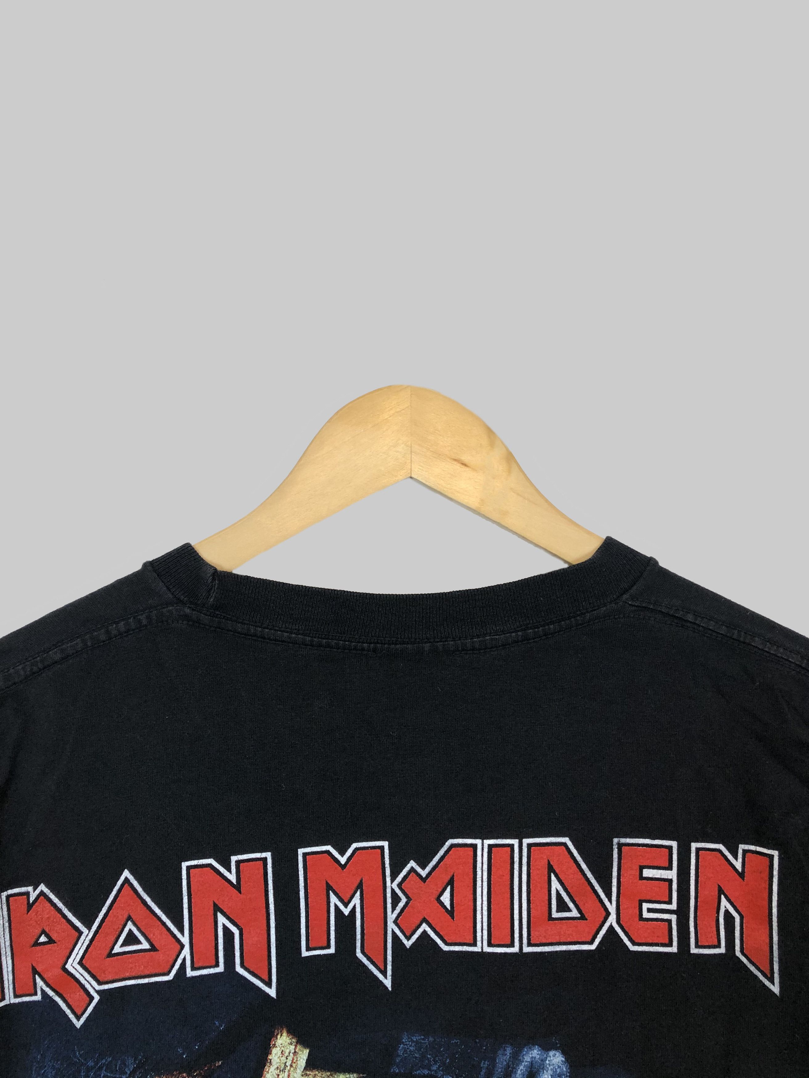 Band Tees Vintage 90s Iron Maiden (Judas Priest Black Sabbath AC/DC) Size US L / EU 52-54 / 3 - 4 Thumbnail