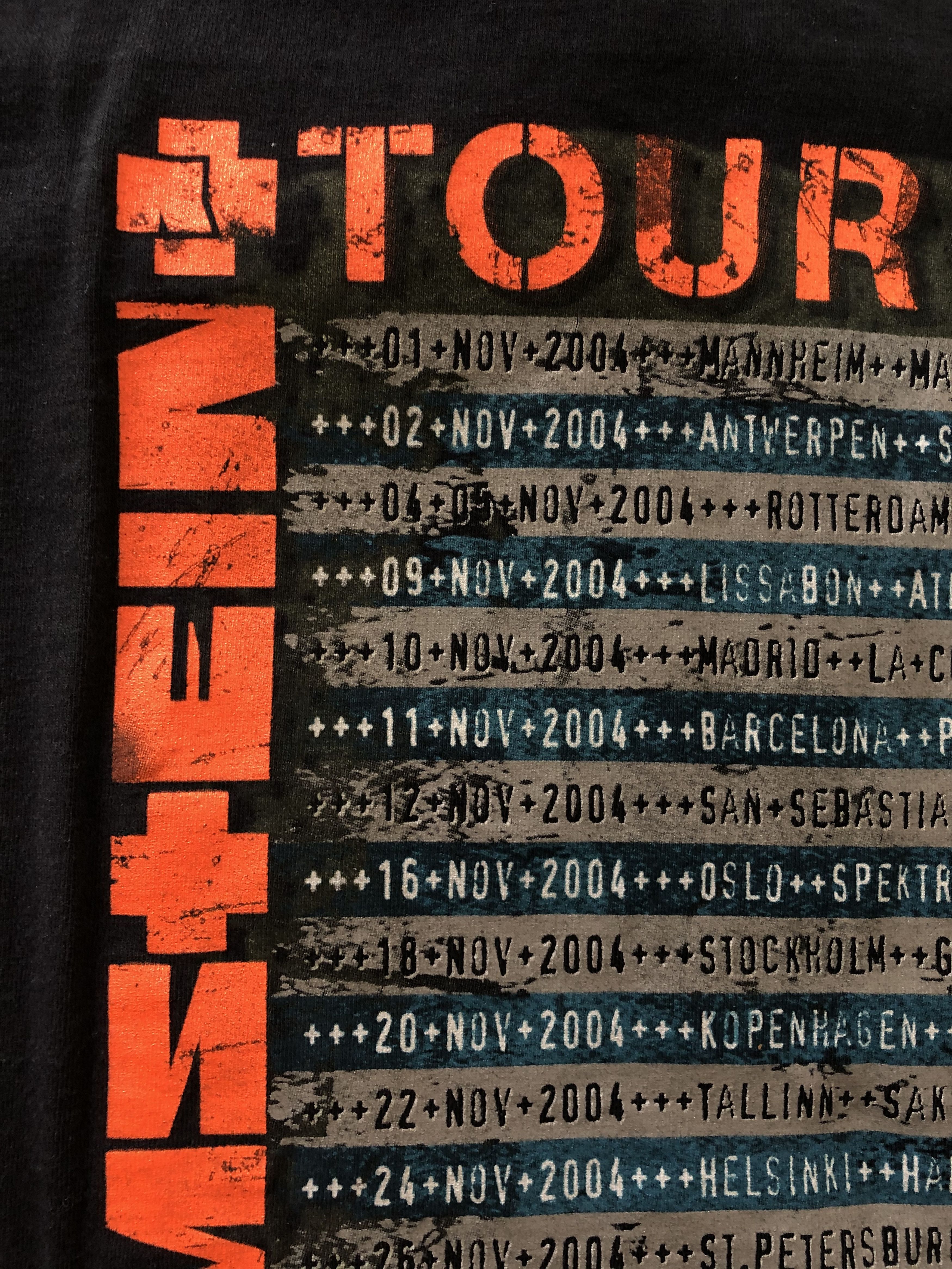 Band Tees Vintage 2004 Rammstein (Böhse Onkelz Tokio Hotel) Size US XL / EU 56 / 4 - 9 Thumbnail