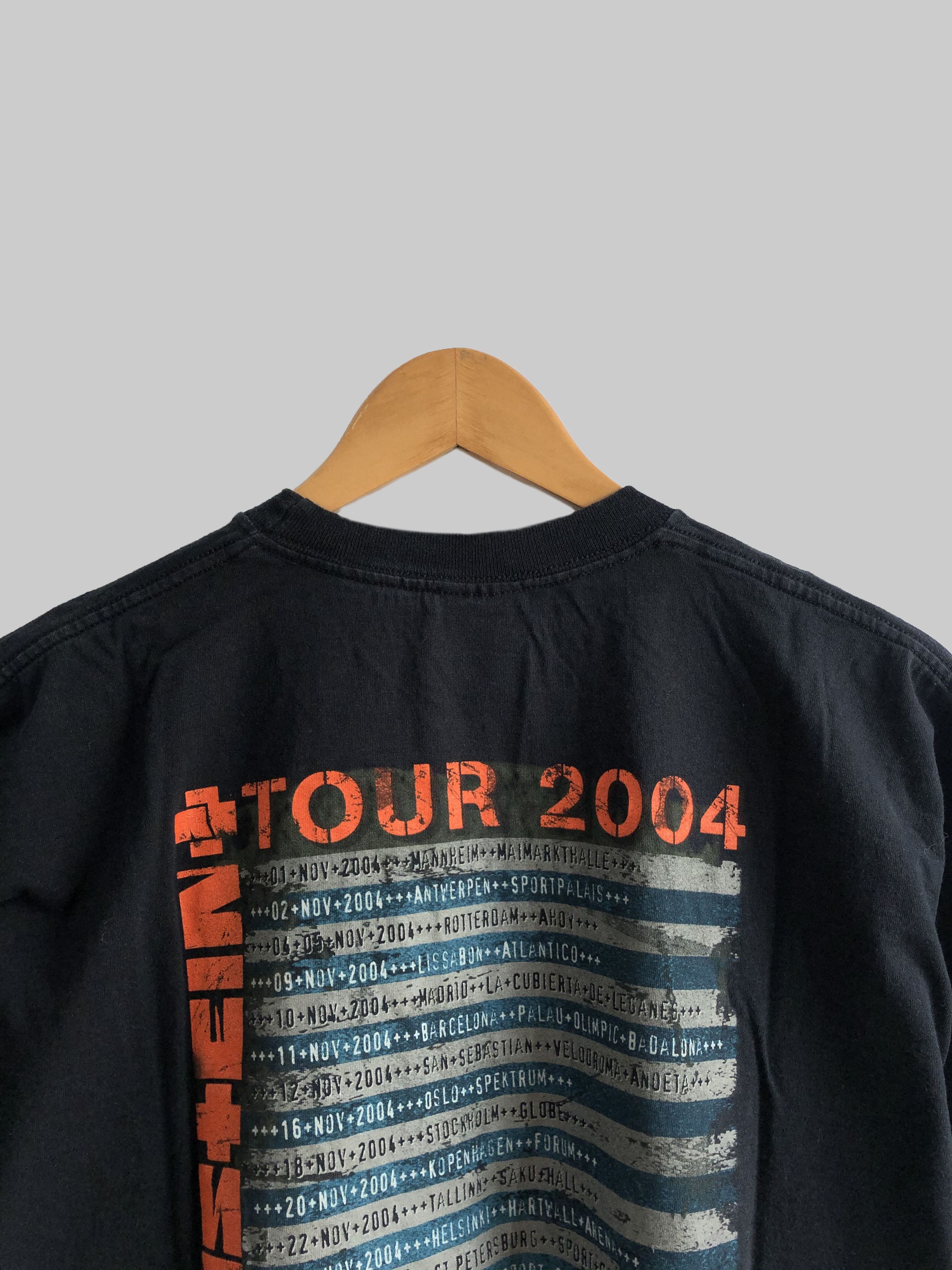 Band Tees Vintage 2004 Rammstein (Böhse Onkelz Tokio Hotel) Size US XL / EU 56 / 4 - 4 Thumbnail
