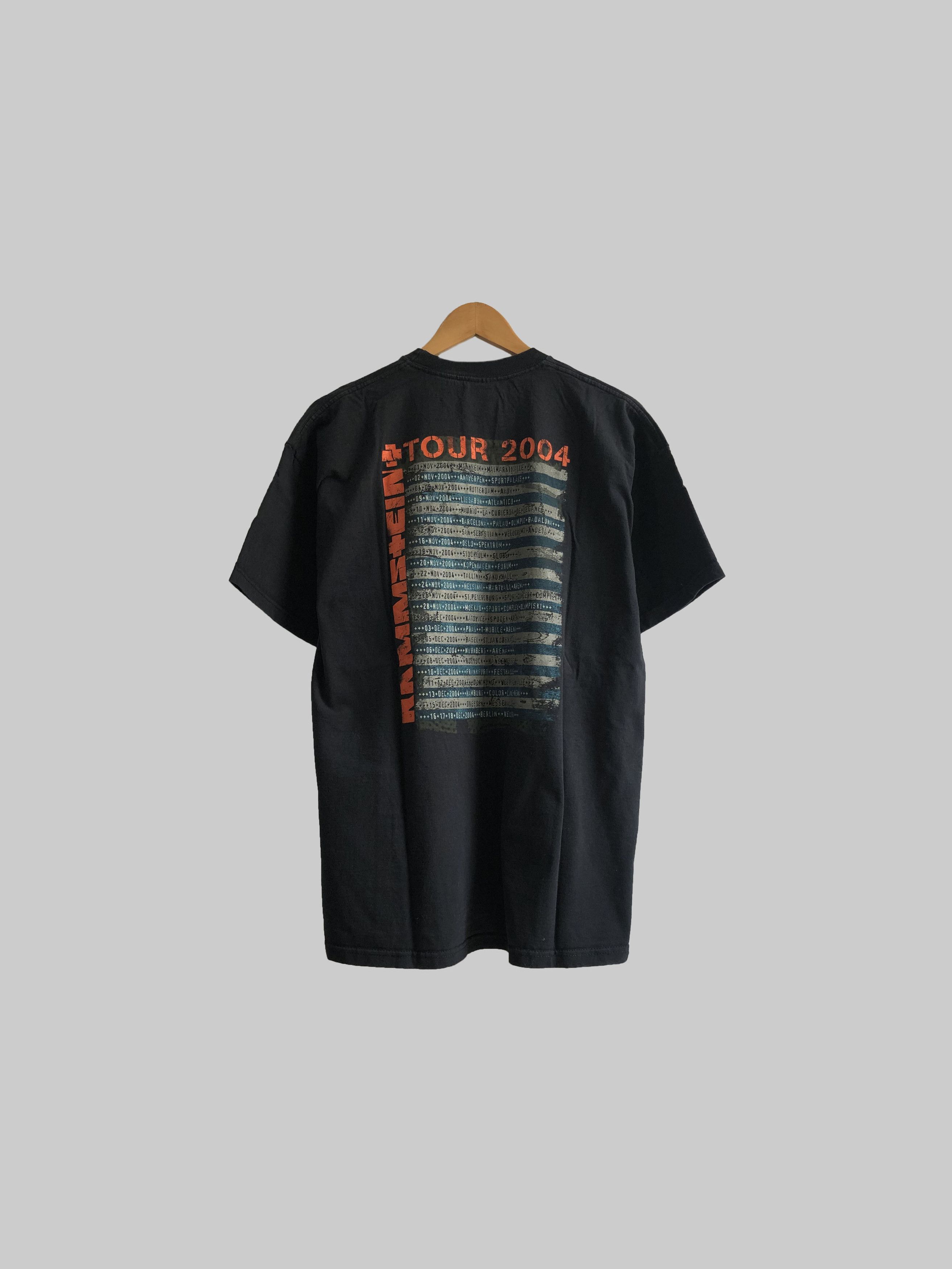 Band Tees Vintage 2004 Rammstein (Böhse Onkelz Tokio Hotel) Size US XL / EU 56 / 4 - 2 Thumbnail