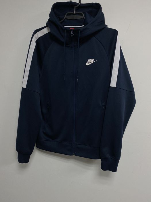 Nike Nike Tribute Men s Zip Hoodie Sweat Tracksuit Navy Grailed